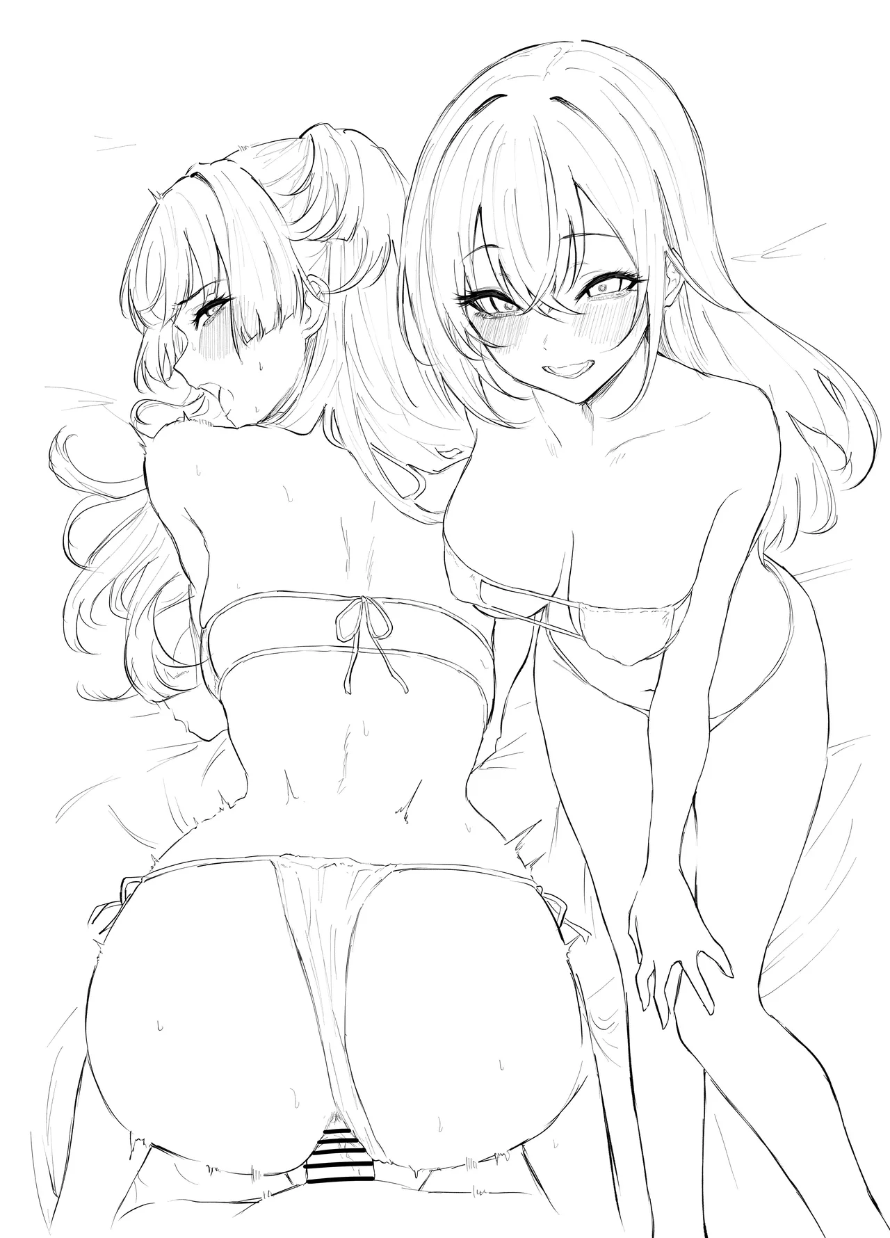 冬優子と羽那のえっちなイラスト本β Page.6