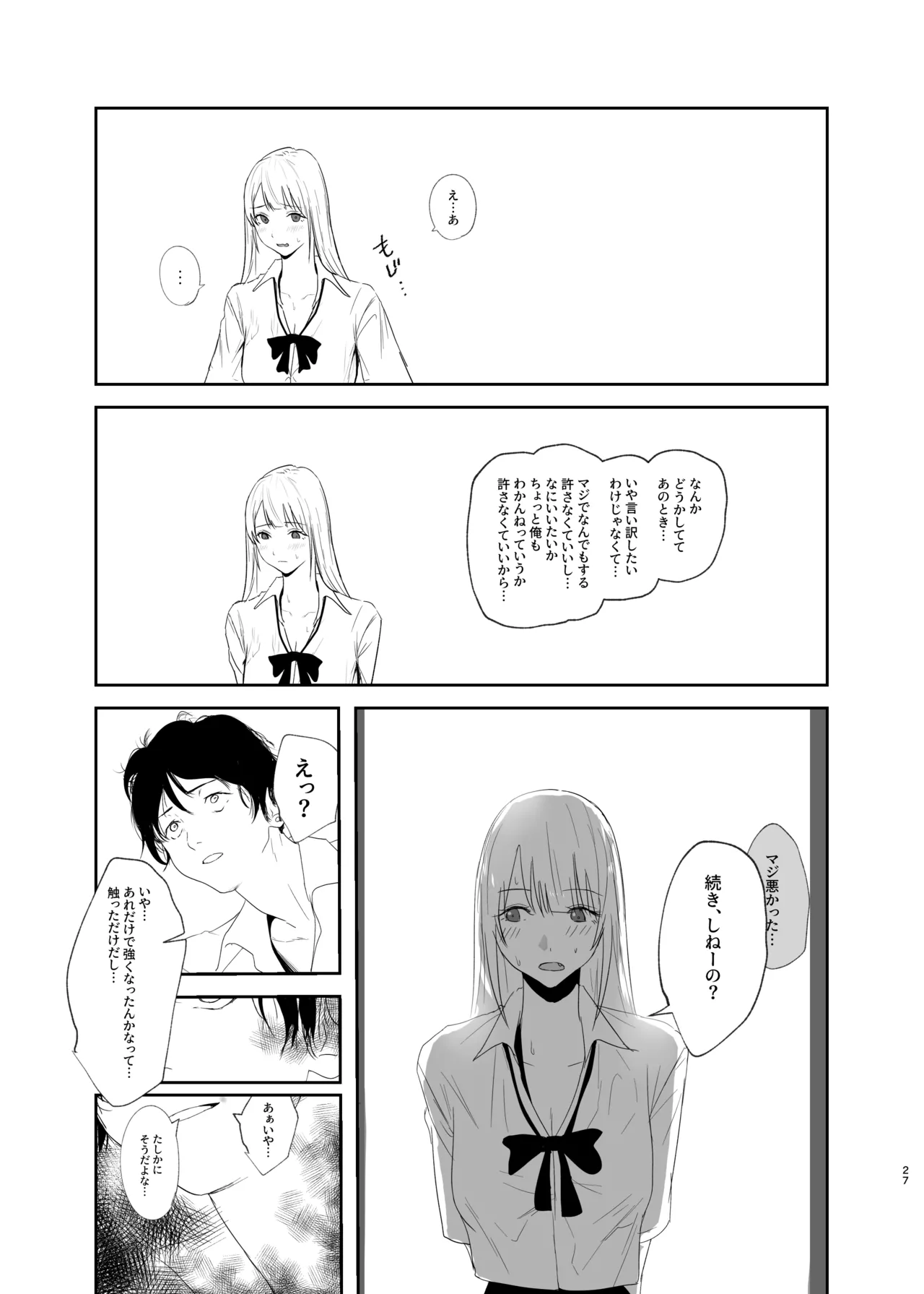 ギャルにいたずらする話 前編 Page.27