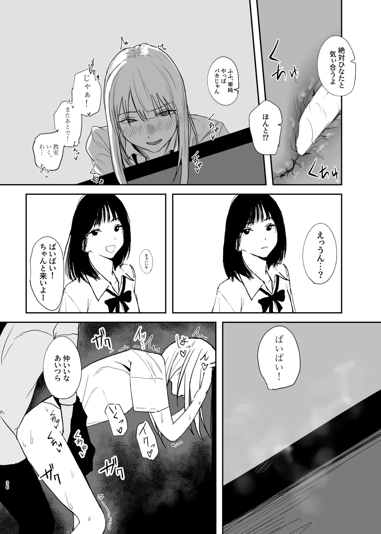 ギャルにいたずらする話 前編 Page.36