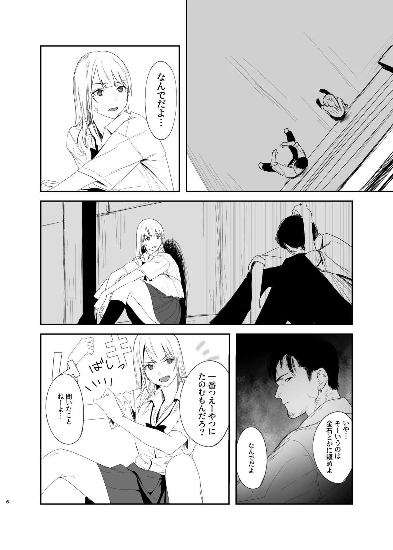 ギャルにいたずらする話 前編 Page.6