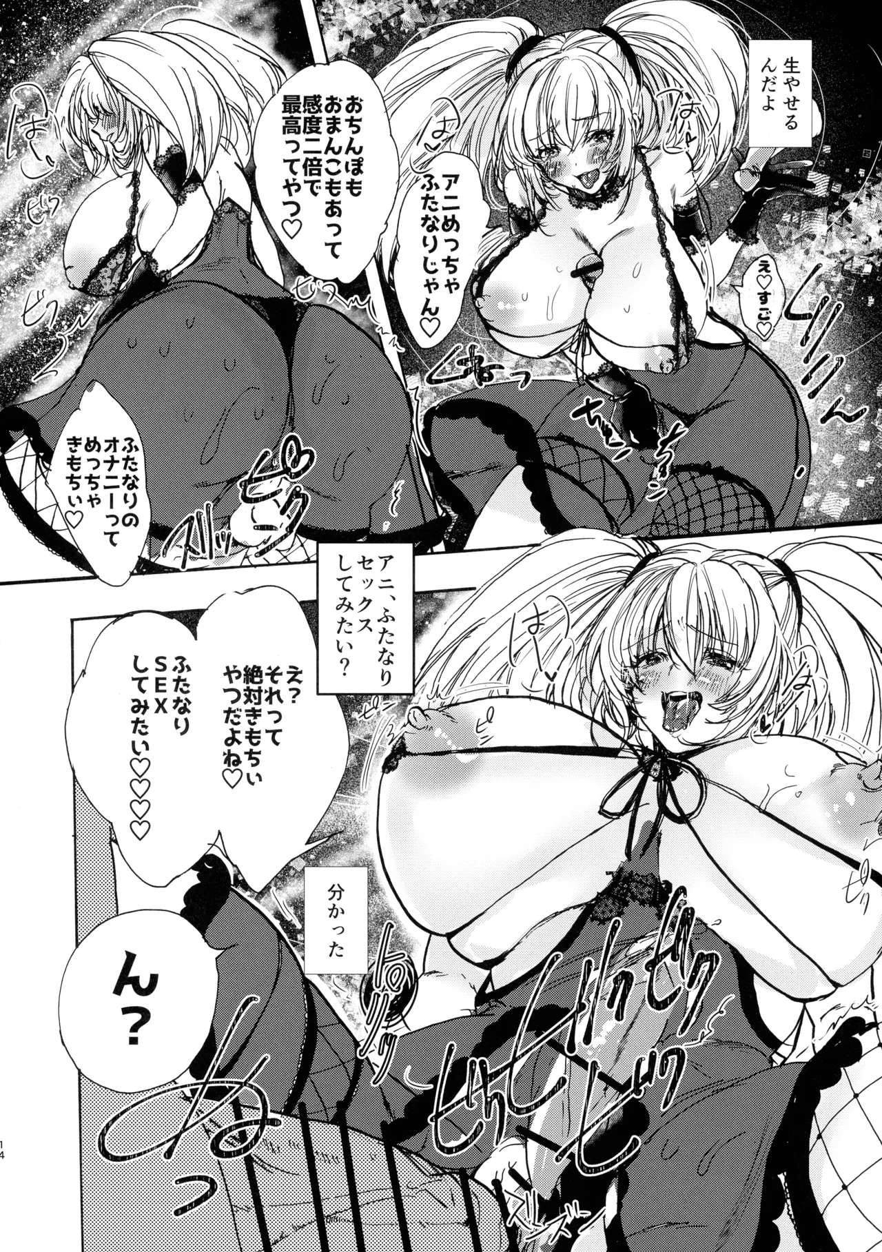 アニのふたなりおせっせ本 Page.14