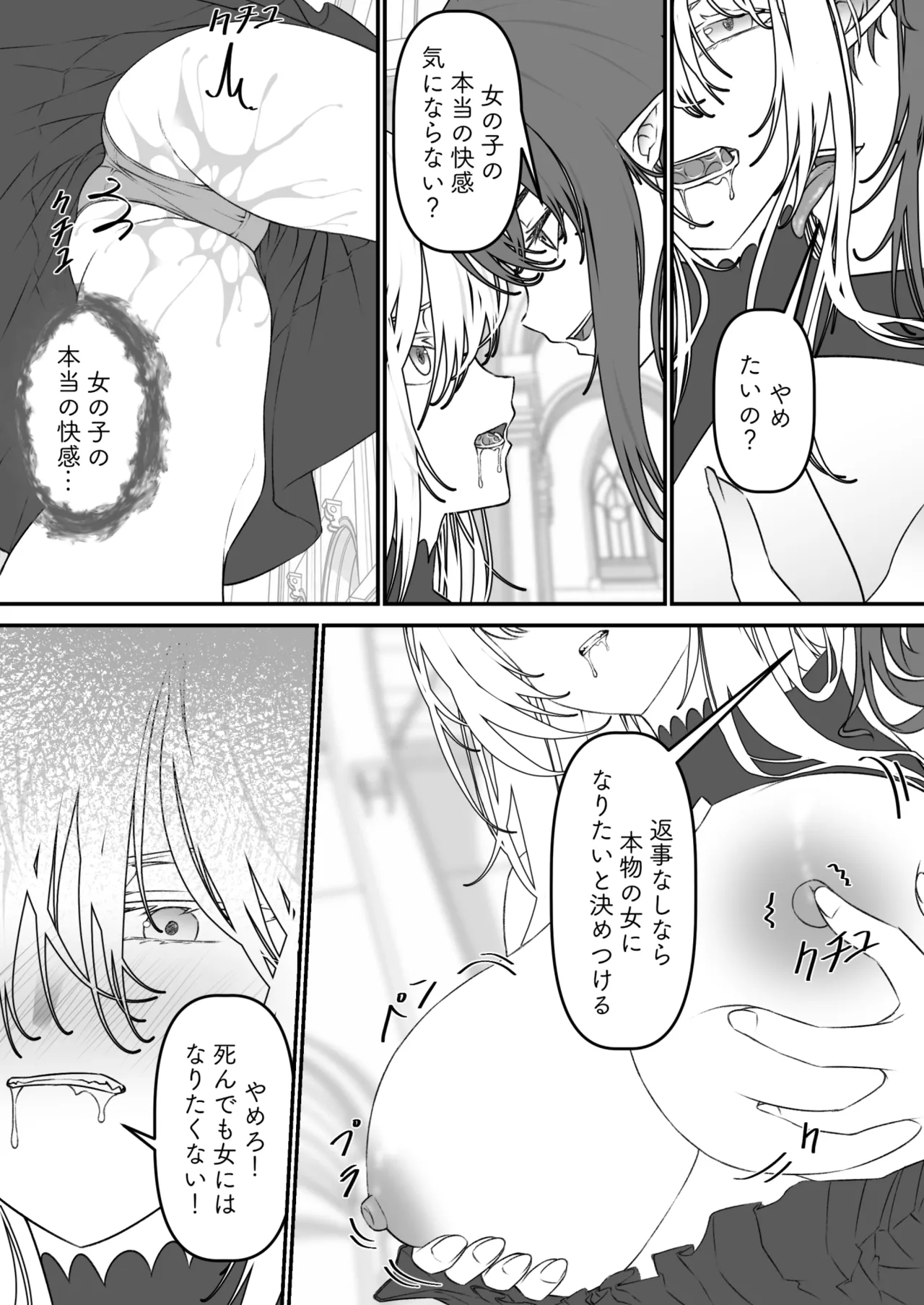 異世界TSF～俺(最強騎士♂)、女吸血鬼♀に堕ちた Page.12