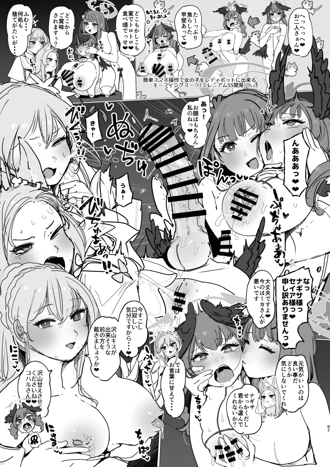 Dick Neck Mix! 5 ブルアカ中心 首チンコ合同誌 Vol.5 Page.97