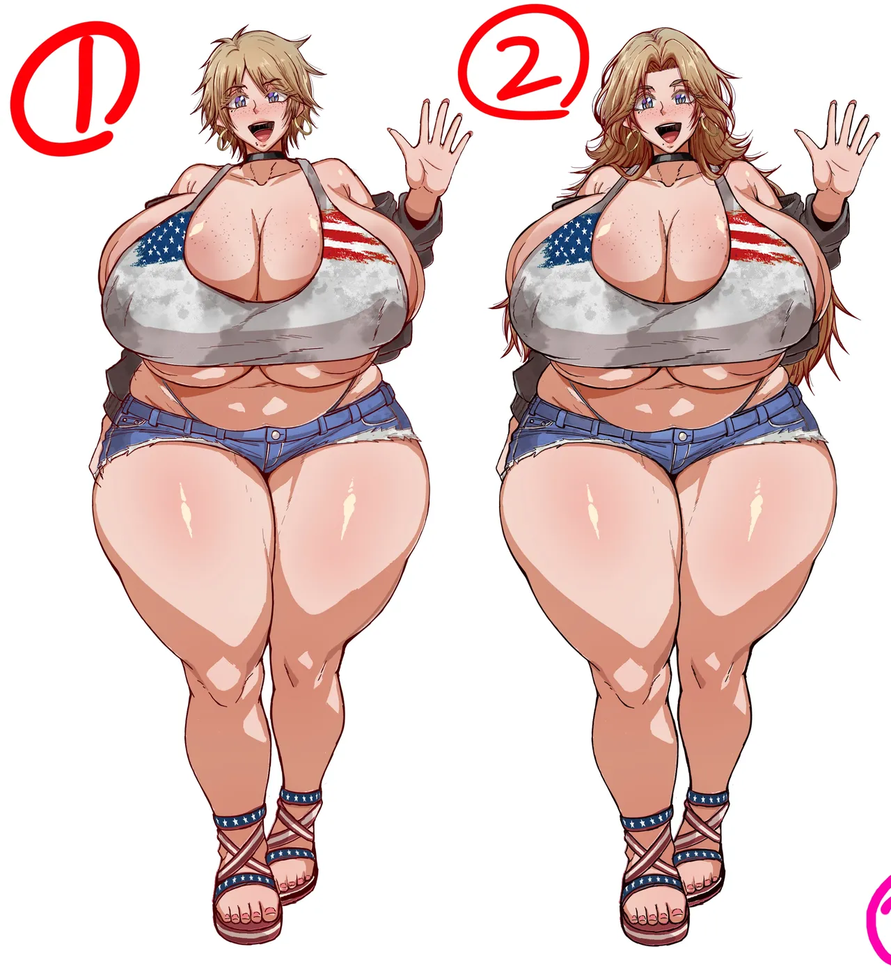 USAギャルとおっぱいバーガーいかがですか? Page.103