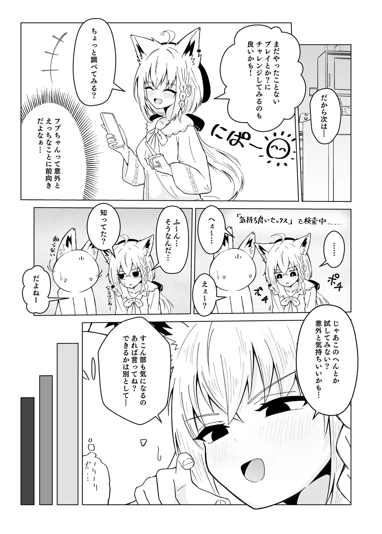 フブちゃんと気持ちいいトコ探す本 Page.9