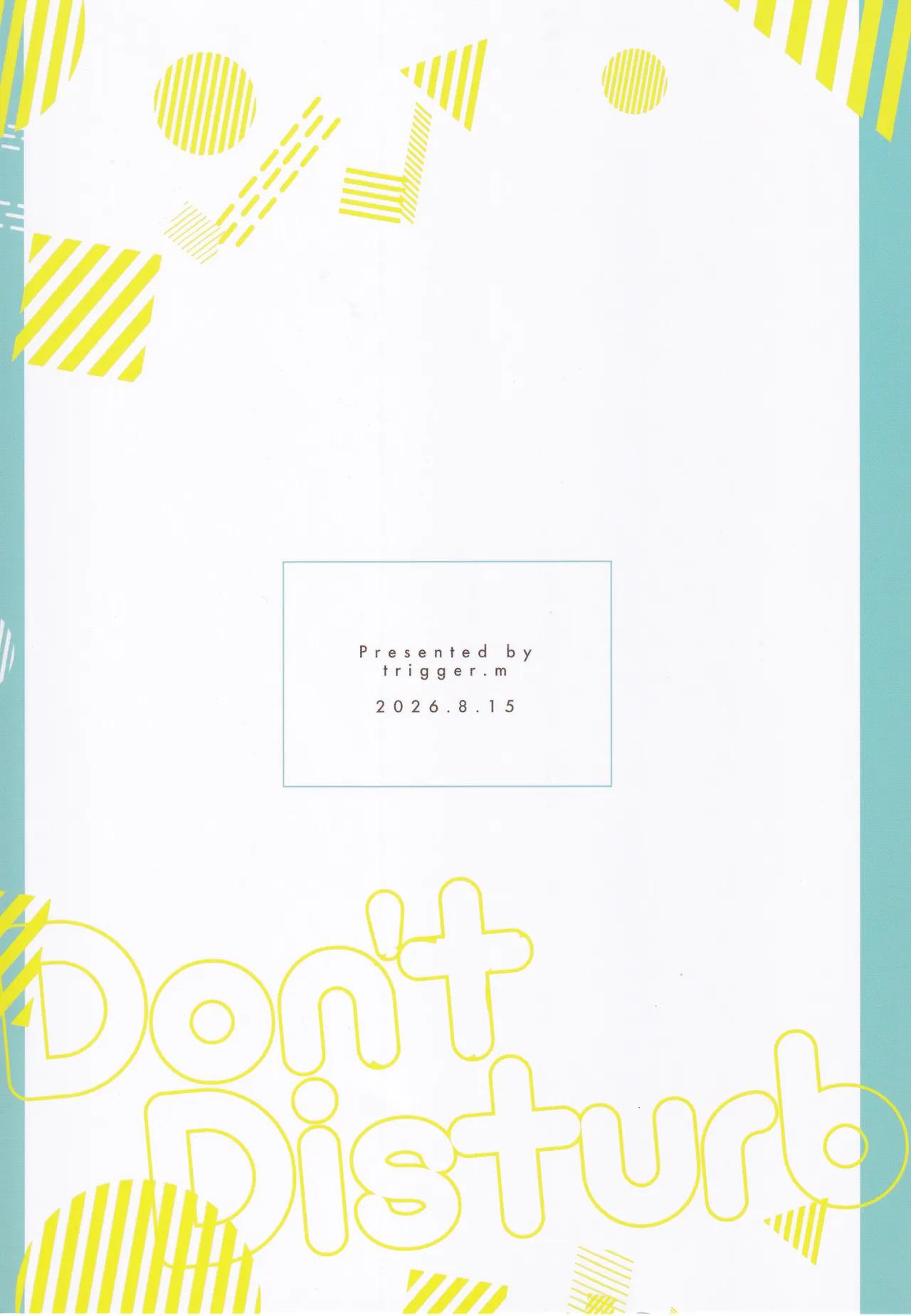 Don’t disturb! Page.28
