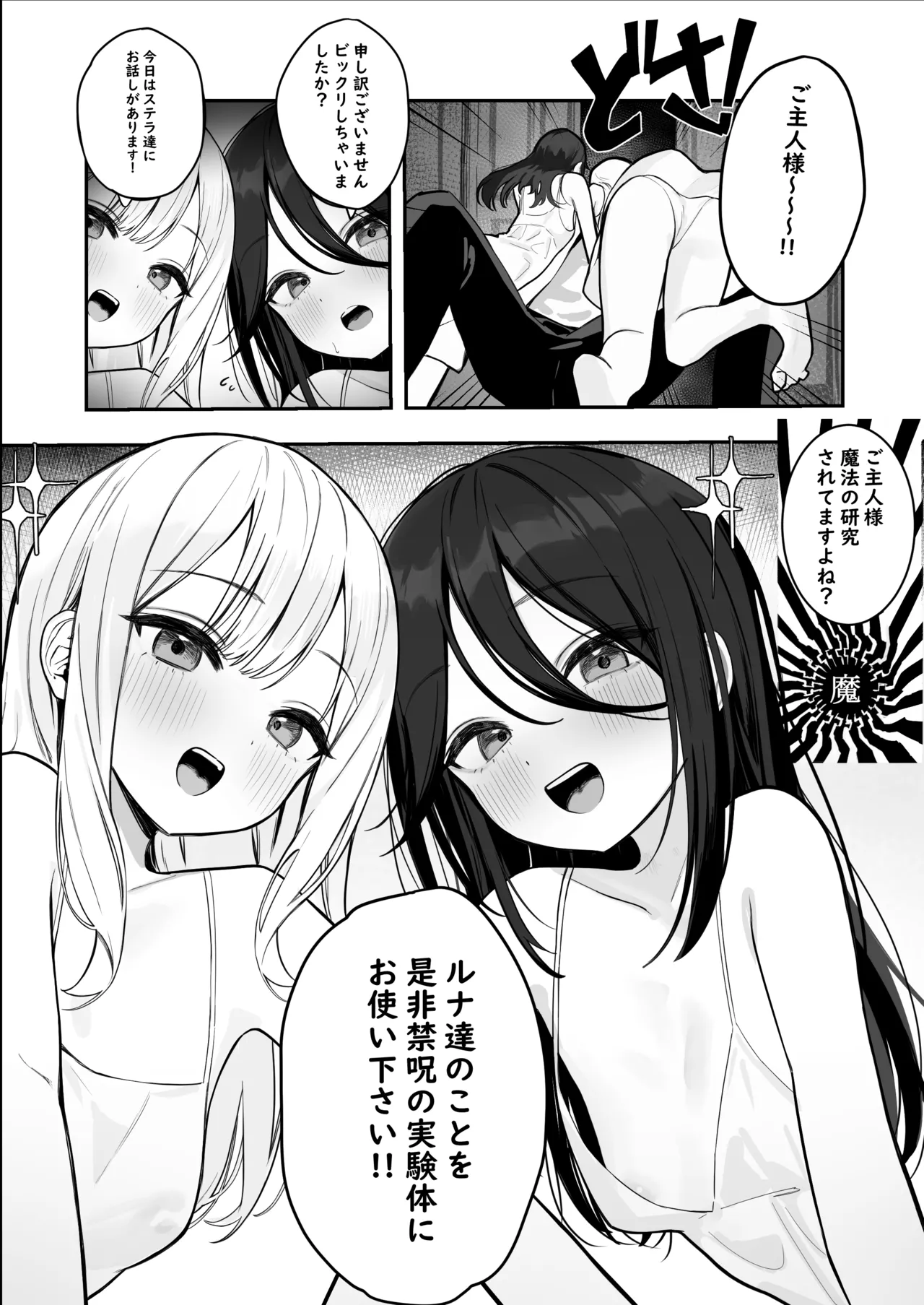 奴隷少女たちに自白魔法かけたら、ヤッベ、すっげぇ、下品なドM堕ちした♪【漫画版】 Page.3