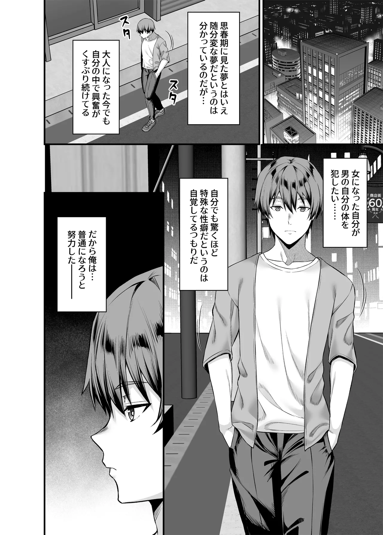女になって自分を犯したい。 Page.3
