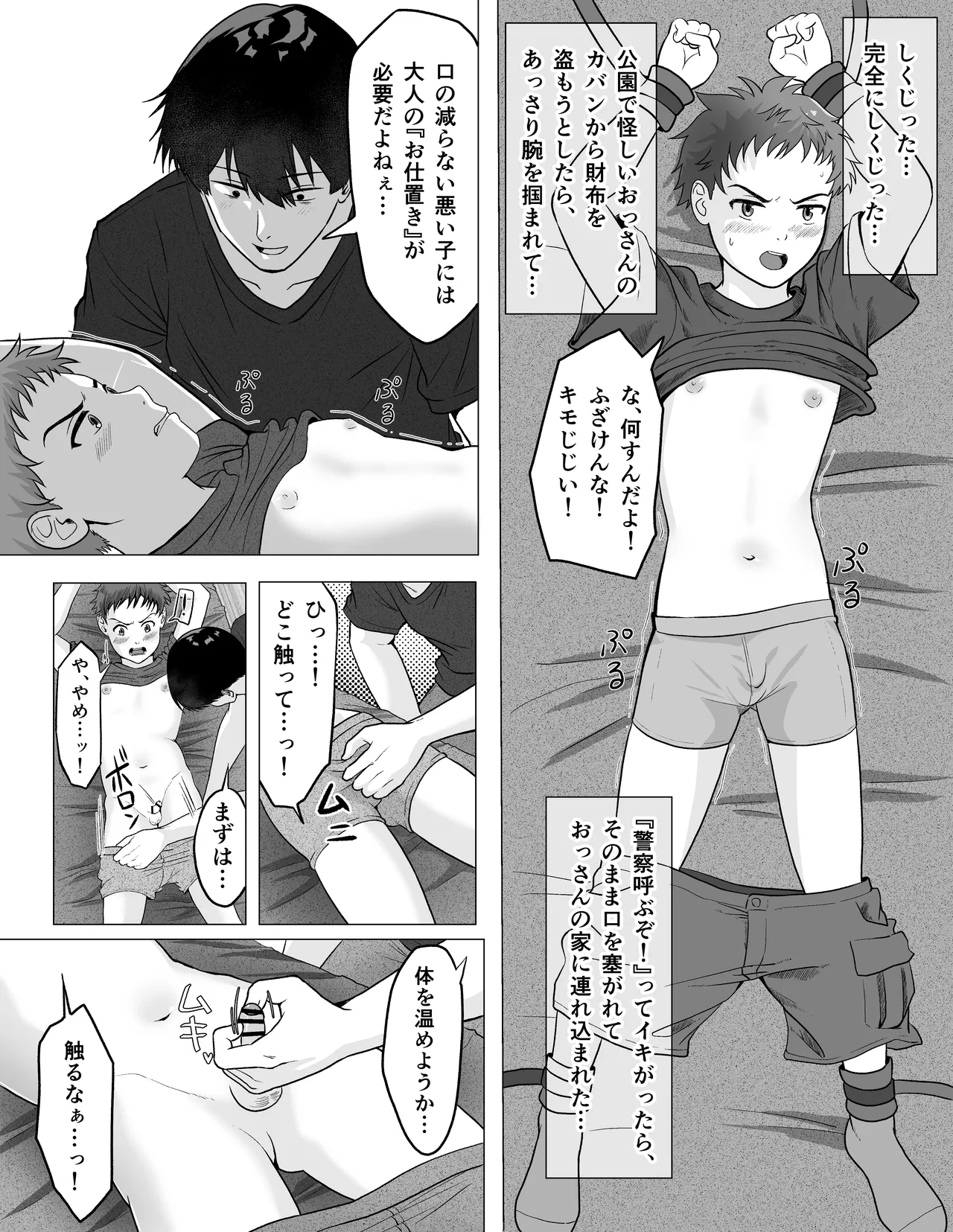 生意気少年を拉致監禁して尿道と前立腺でお仕置きする話 Page.2