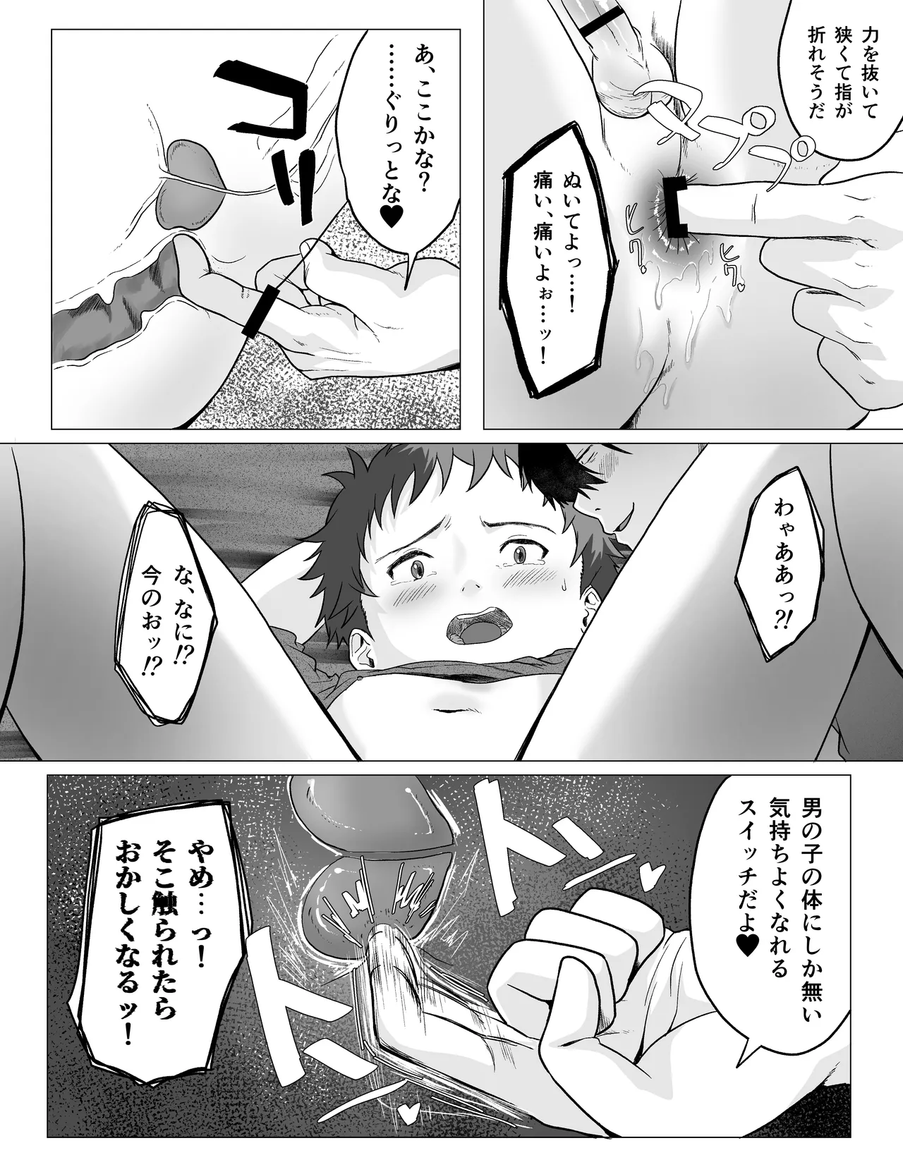 生意気少年を拉致監禁して尿道と前立腺でお仕置きする話 Page.8