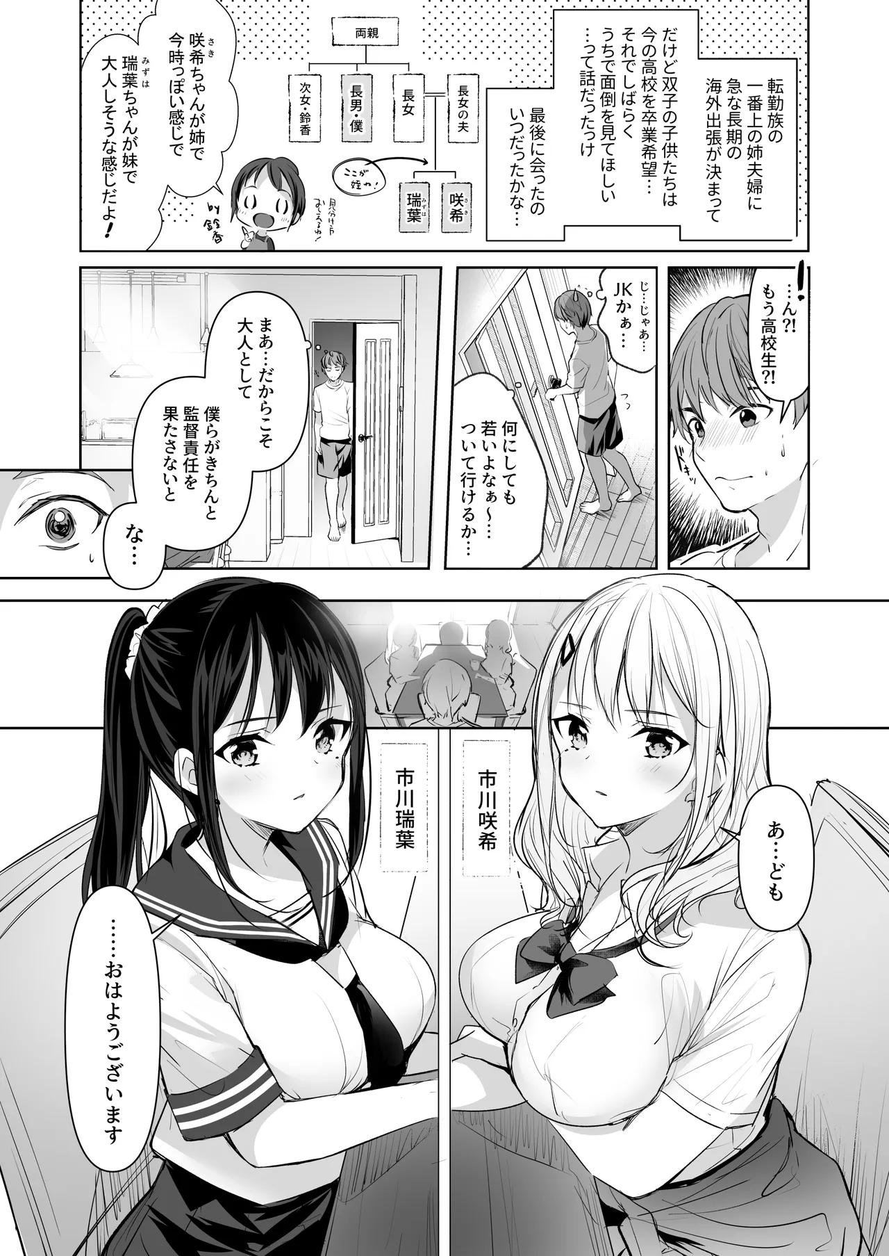 僕の姪は巨乳でビッチな双子JK〜弄ばれる性活事情〜 Page.7