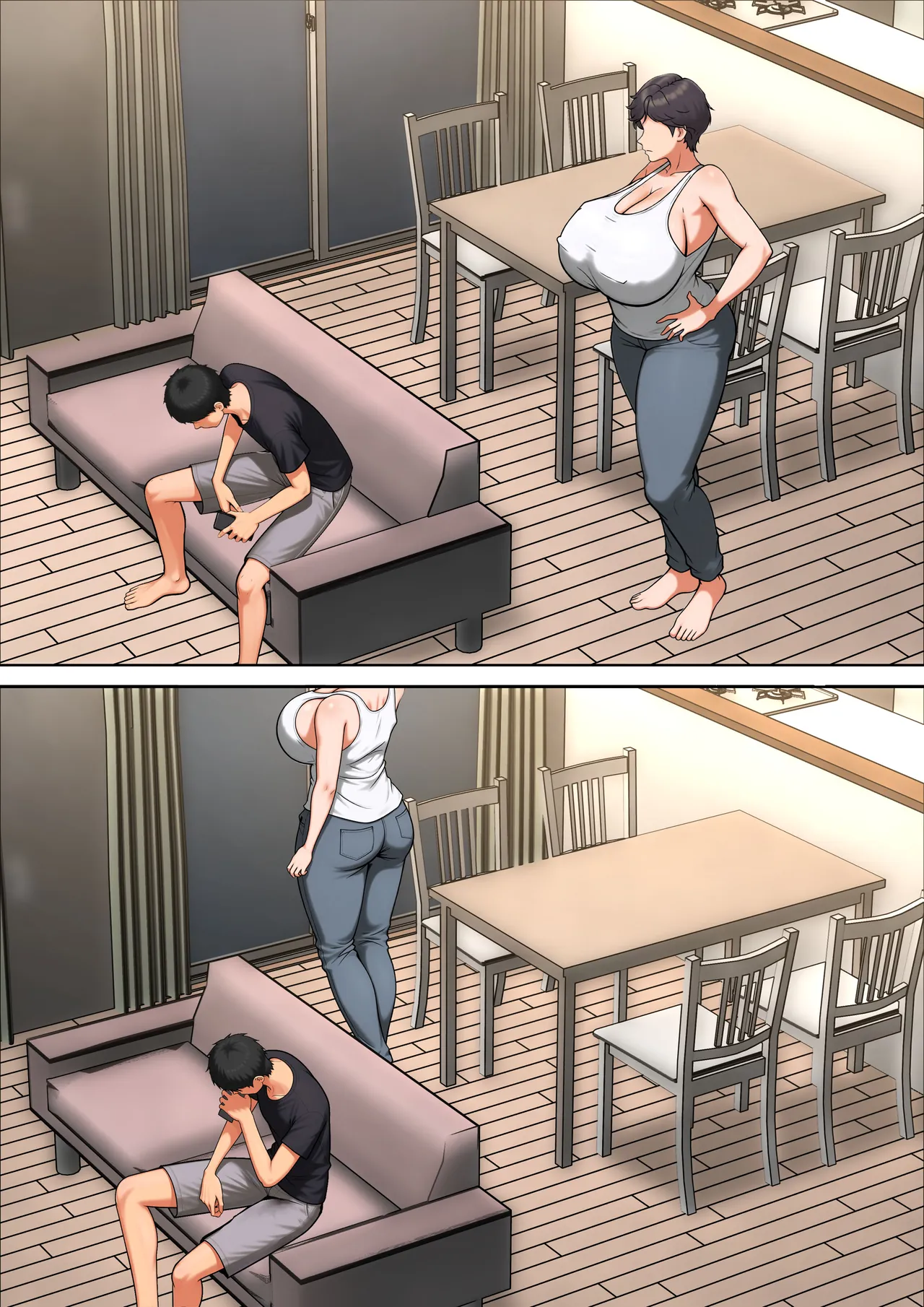 仕方なく母ちゃんとセックスします9 Page.13