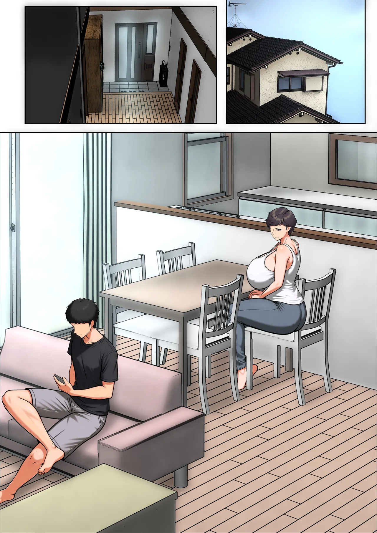 仕方なく母ちゃんとセックスします9 Page.17