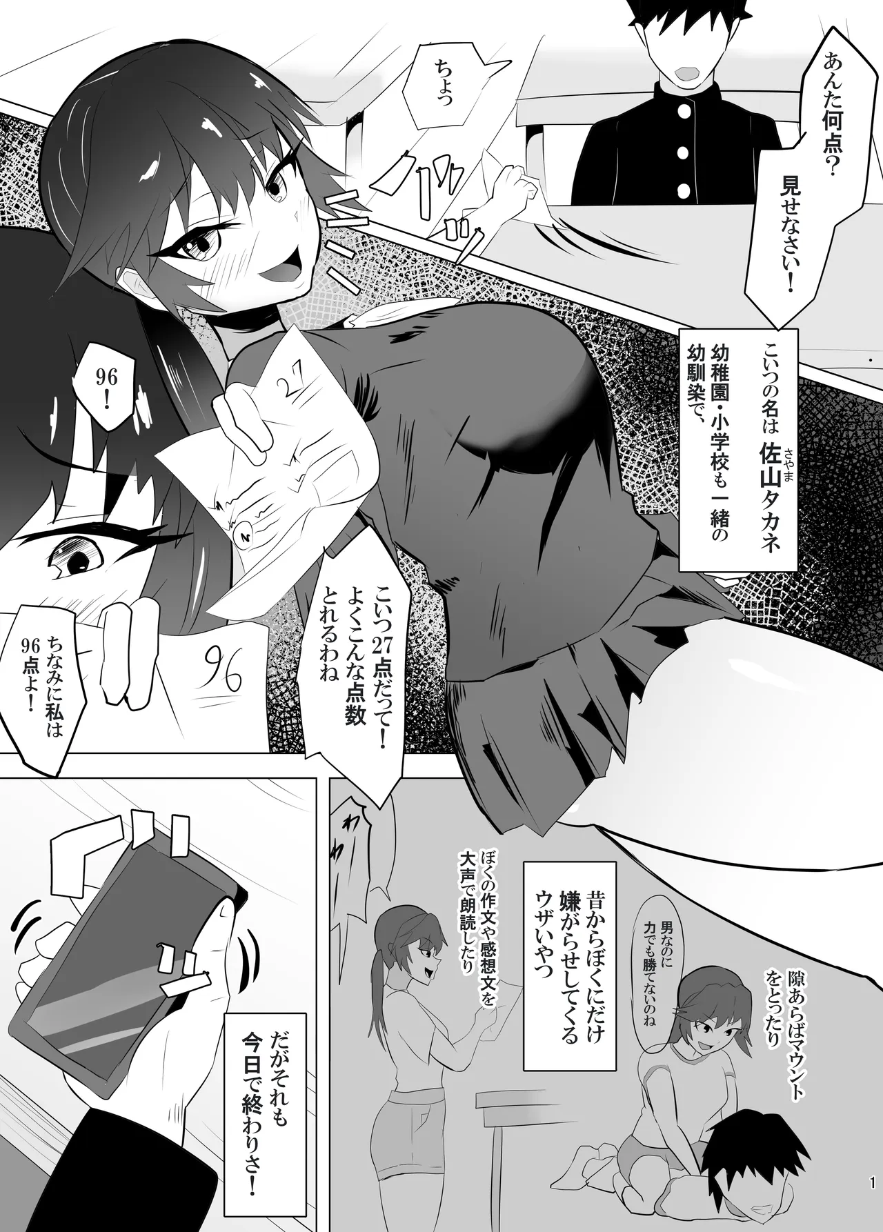 高慢なアイツを催眠で言いなりに Page.2
