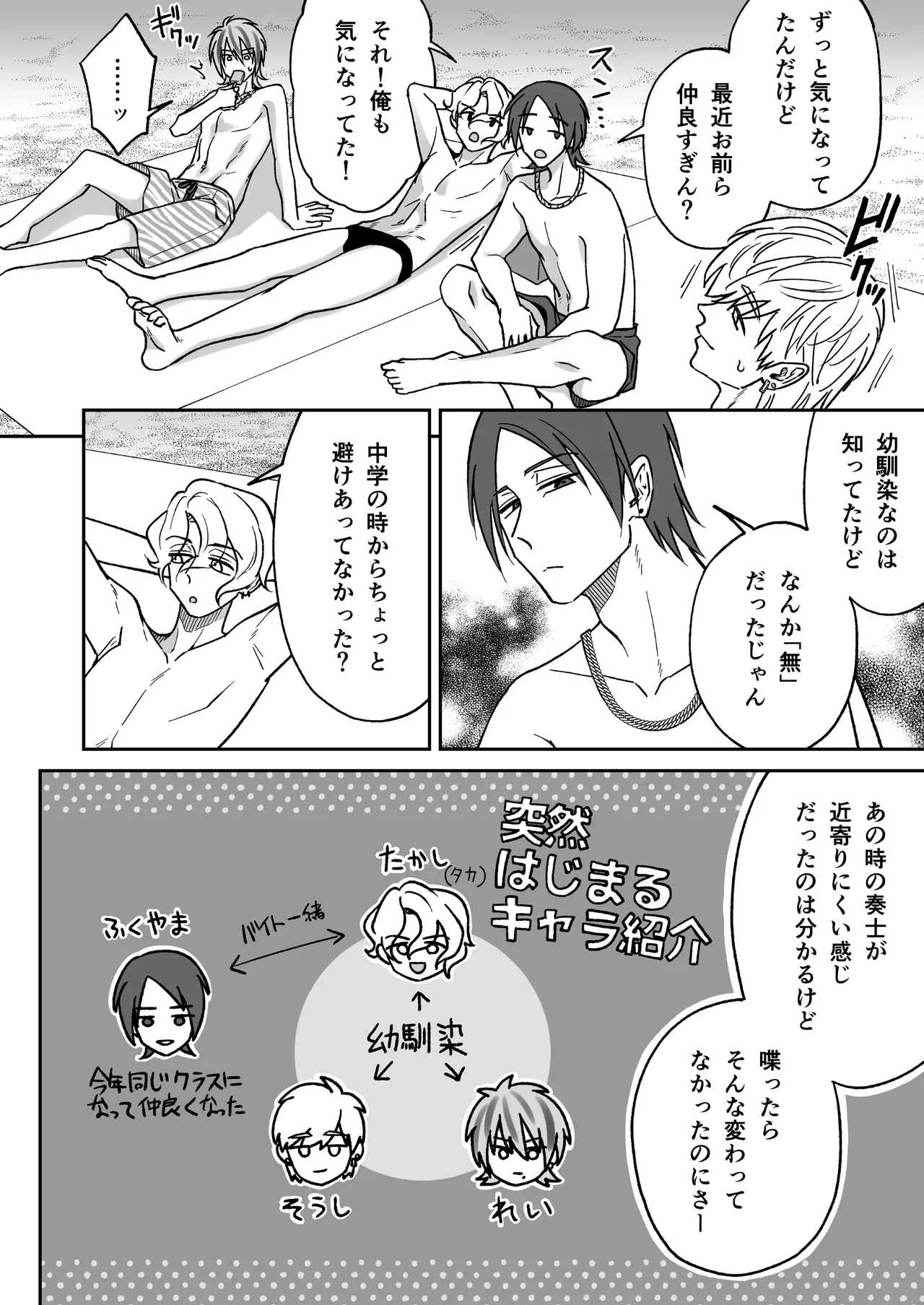 付き合って2ヶ月めのギャル男と砂浜でいちゃいちゃ Page.30