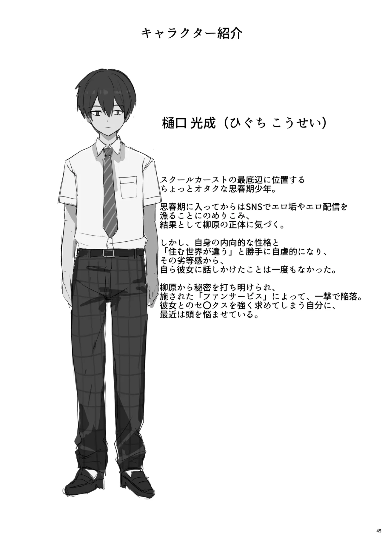 そっけない同級生は、俺だけのエロ垢女子 Page.49
