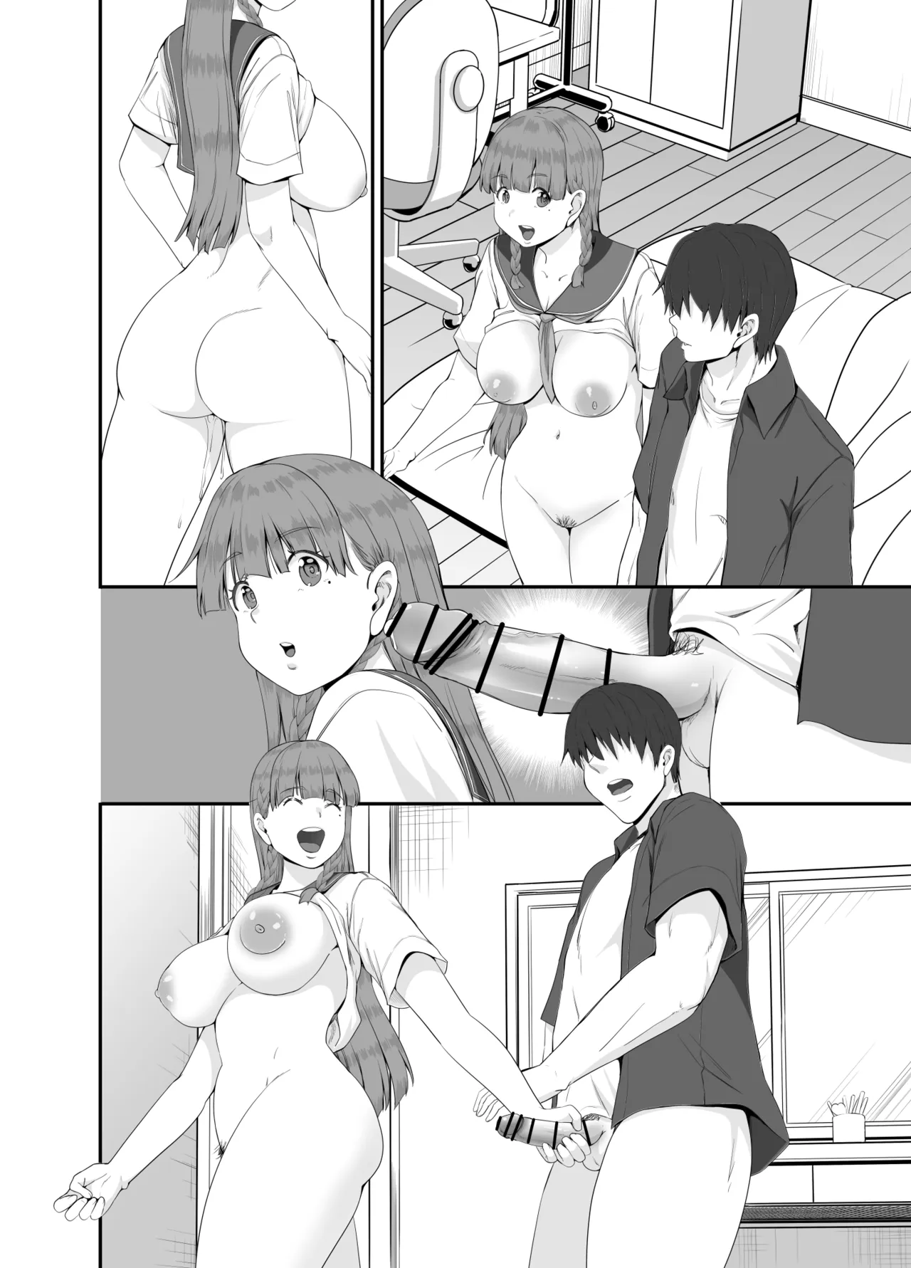 元田舎の黒ギャルJkの子とセックスしました Page.85