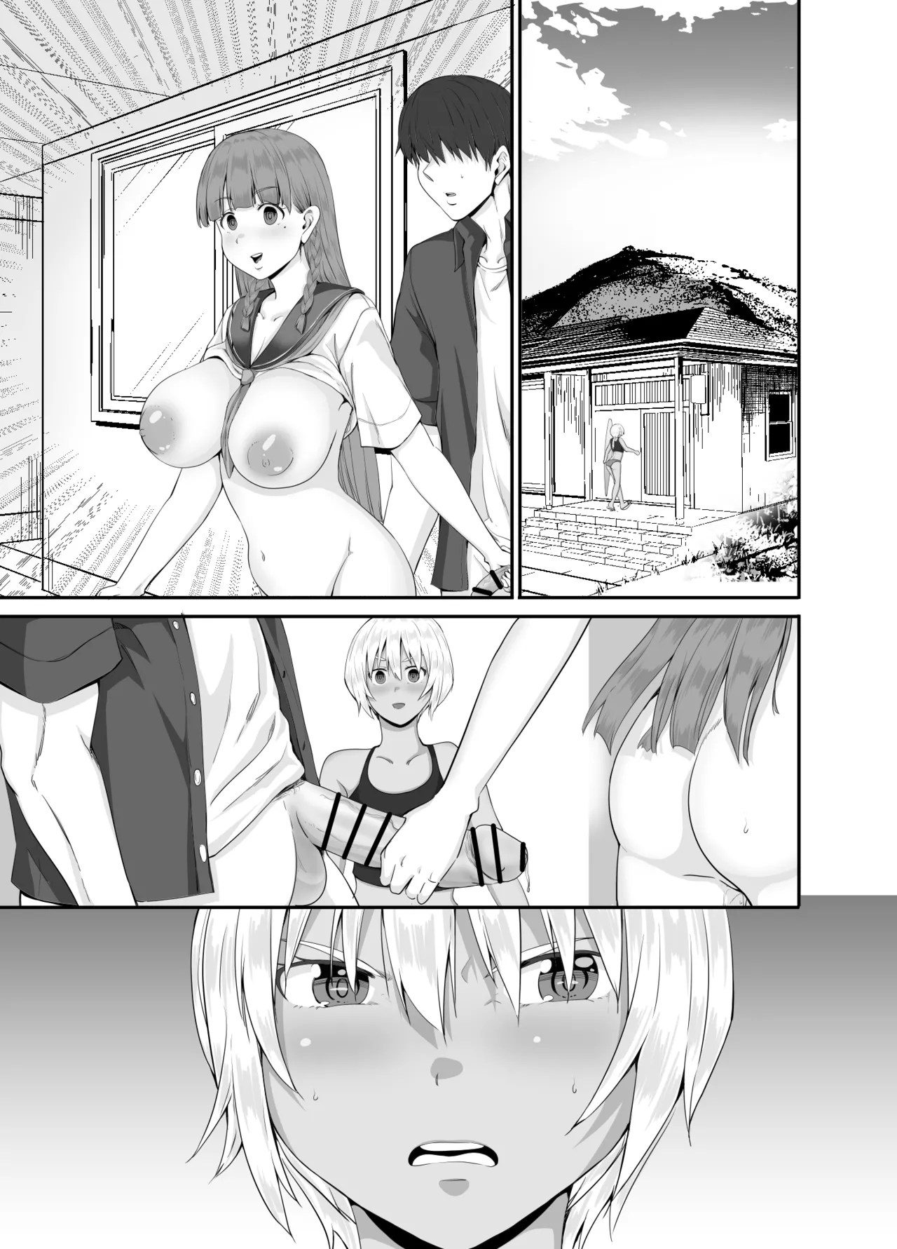 元田舎の黒ギャルJkの子とセックスしました Page.86