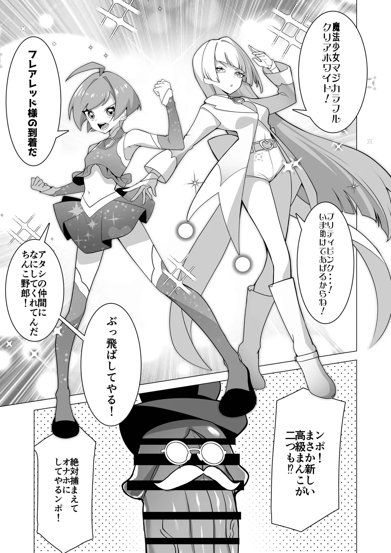 魔法少女敗北記録〜大衆の前でちんぽ怪人の肉オナホにされた魔法少女〜 Page.15