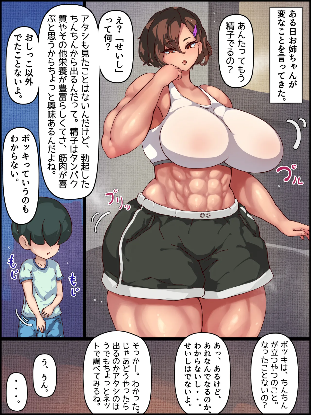 むきむき脳筋お姉ちゃんのプロテイン係としていつでも生えっちしてたら普通に妊娠した Page.3