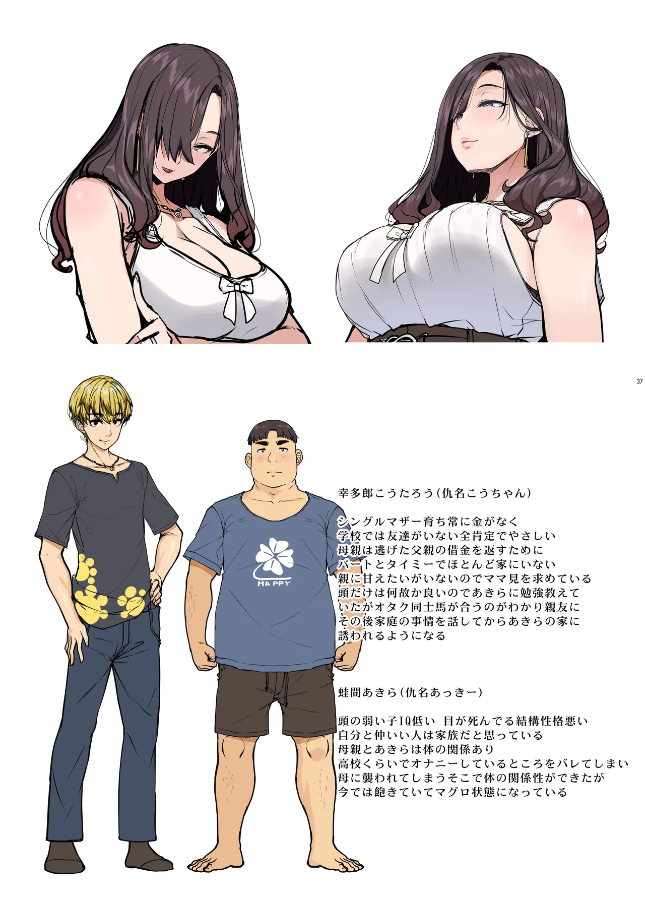 性欲が強すぎる友達のお母さん Page.36