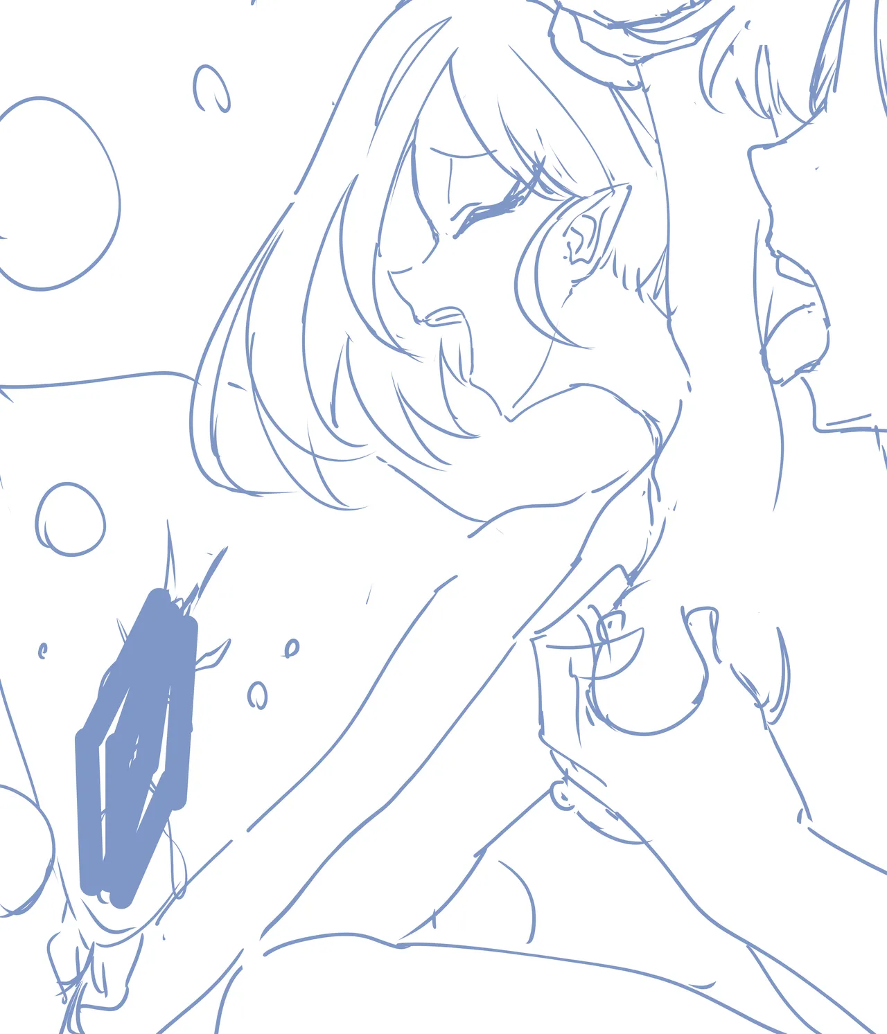 ムツキちゃんの色んなところを舐めまわしておもらしさせる絵 Page.14