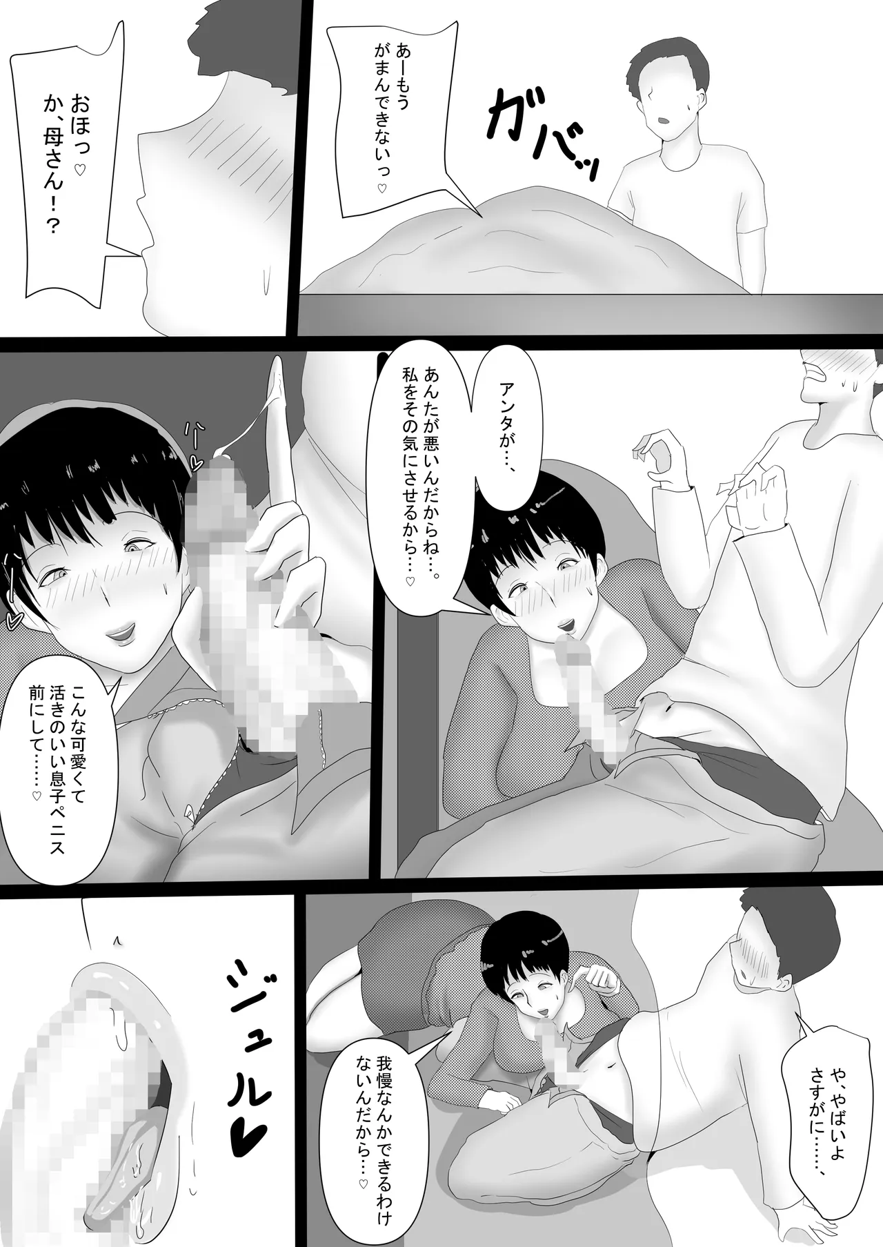 秘密の母子相姦 Page.15