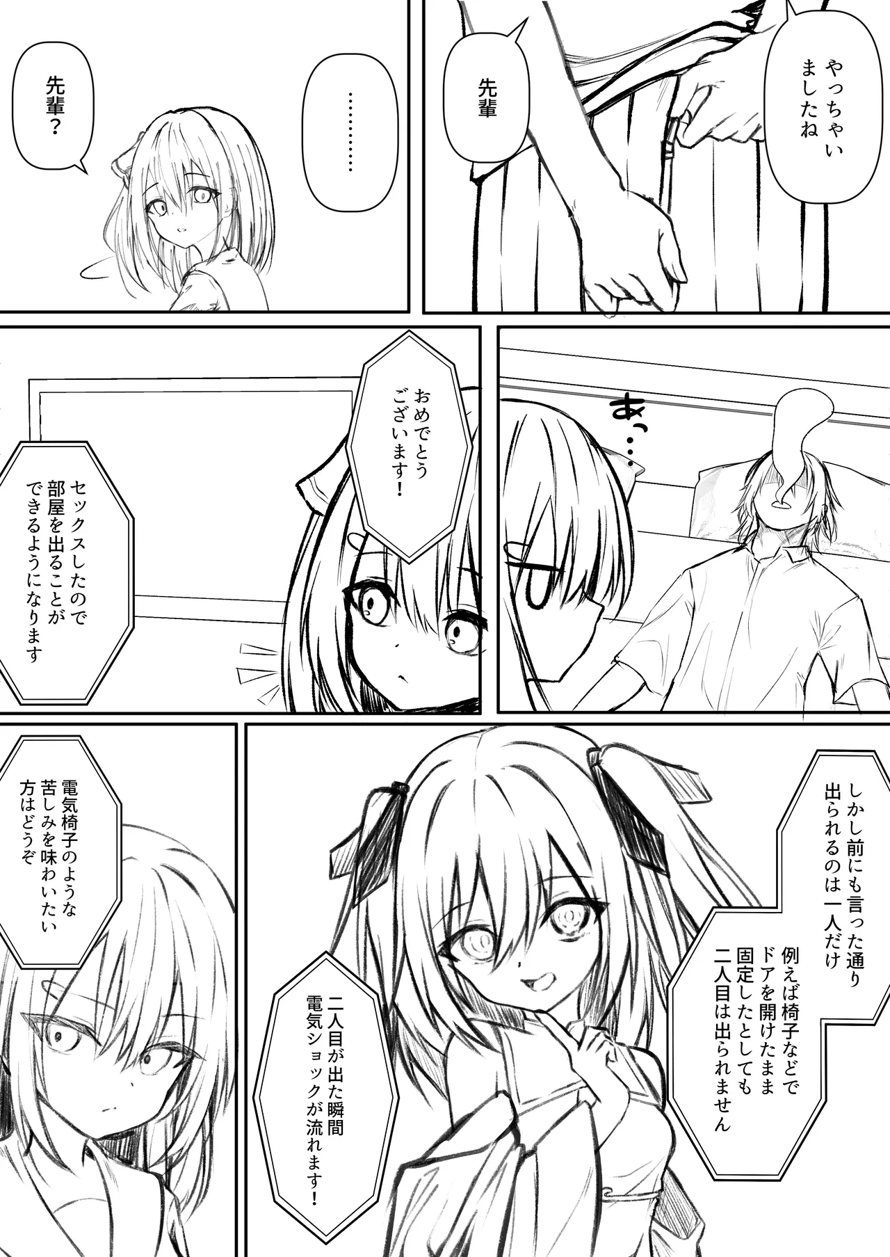 セックスしても一人しか出られない部屋+制作記セット Page.74