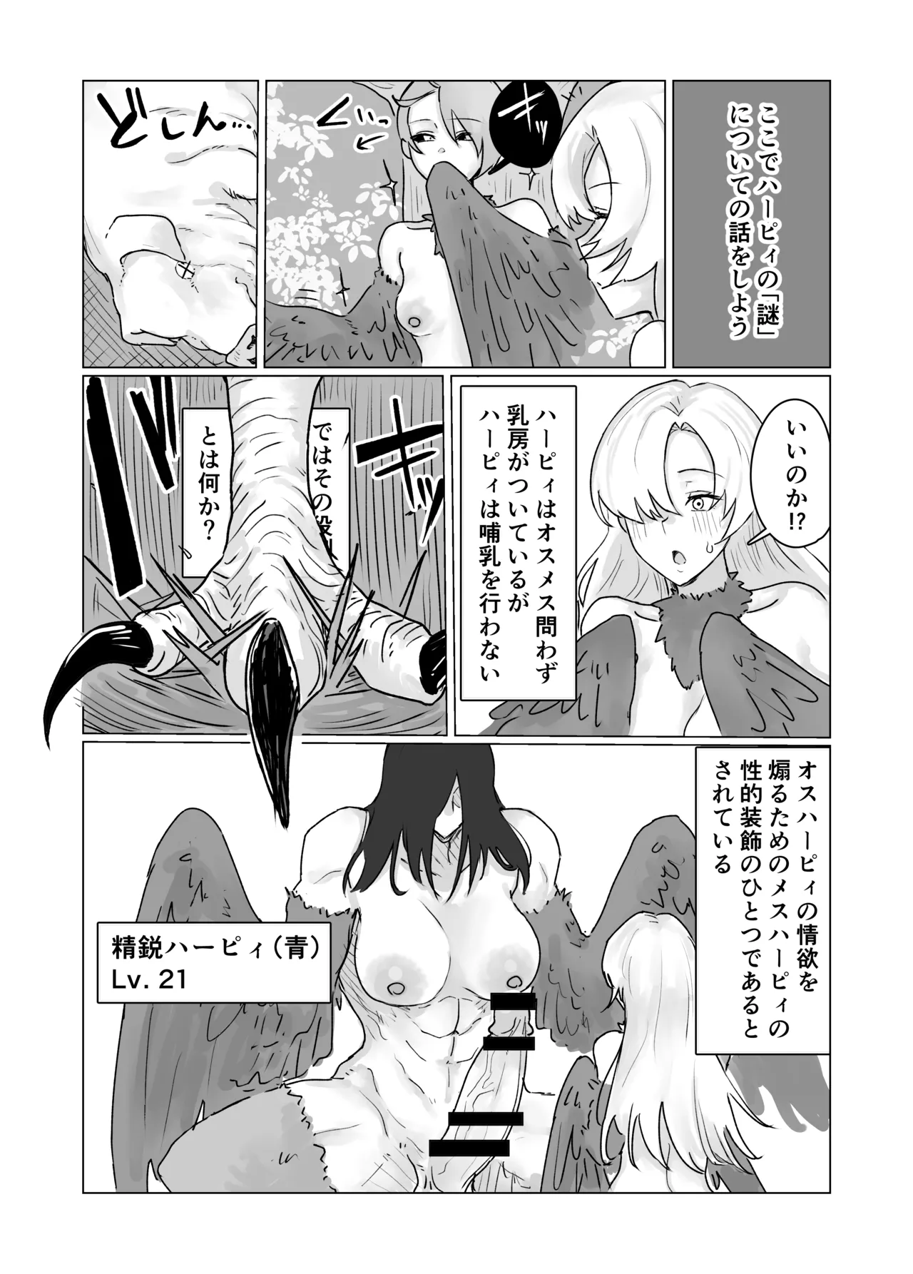 最強女騎士ふたなりハーピィ化 Page.28