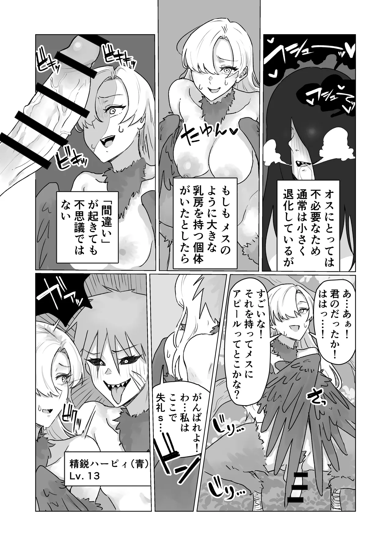 最強女騎士ふたなりハーピィ化 Page.29