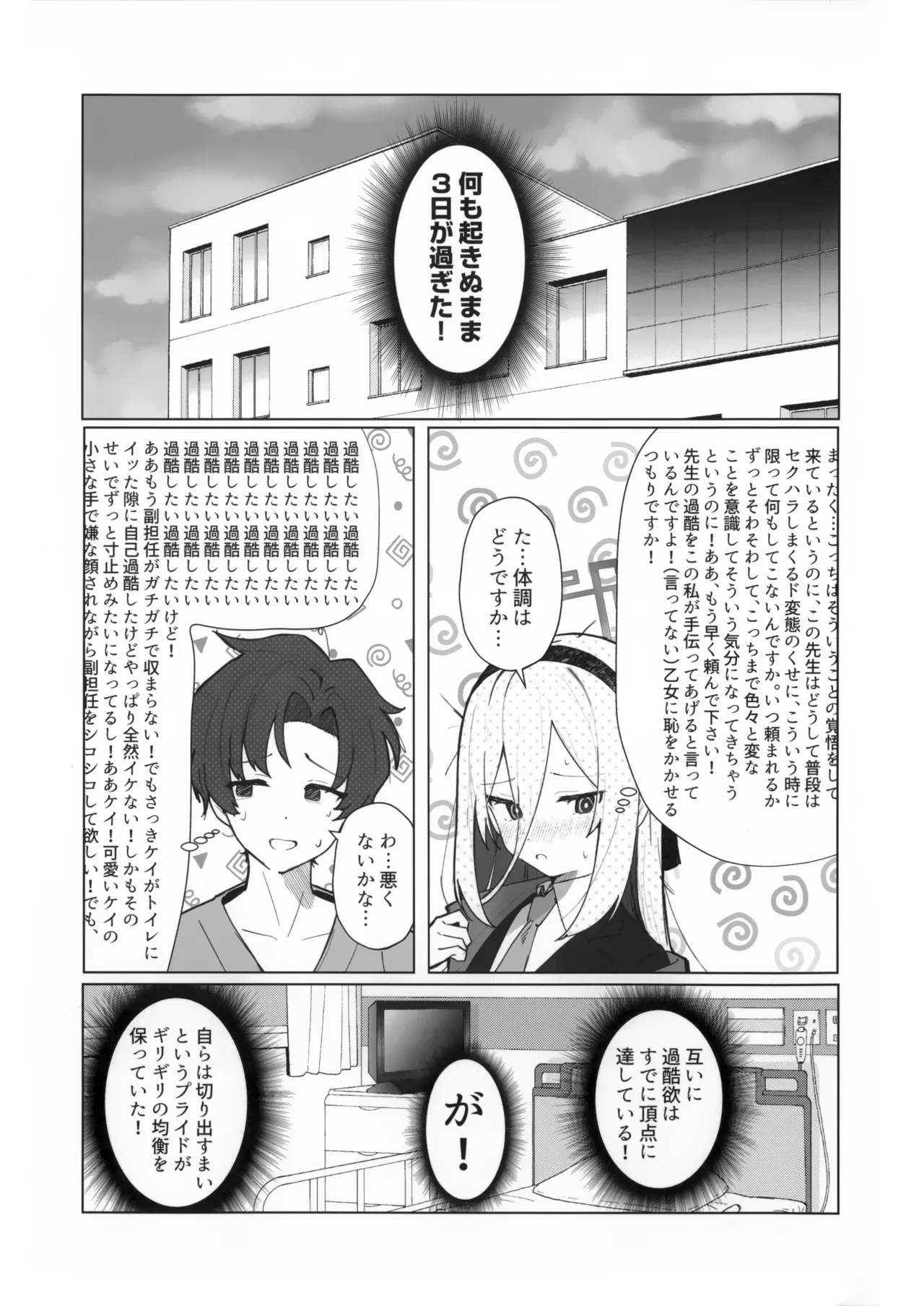 先生の副担任を看病って!なに考えてるんですか! Page.8