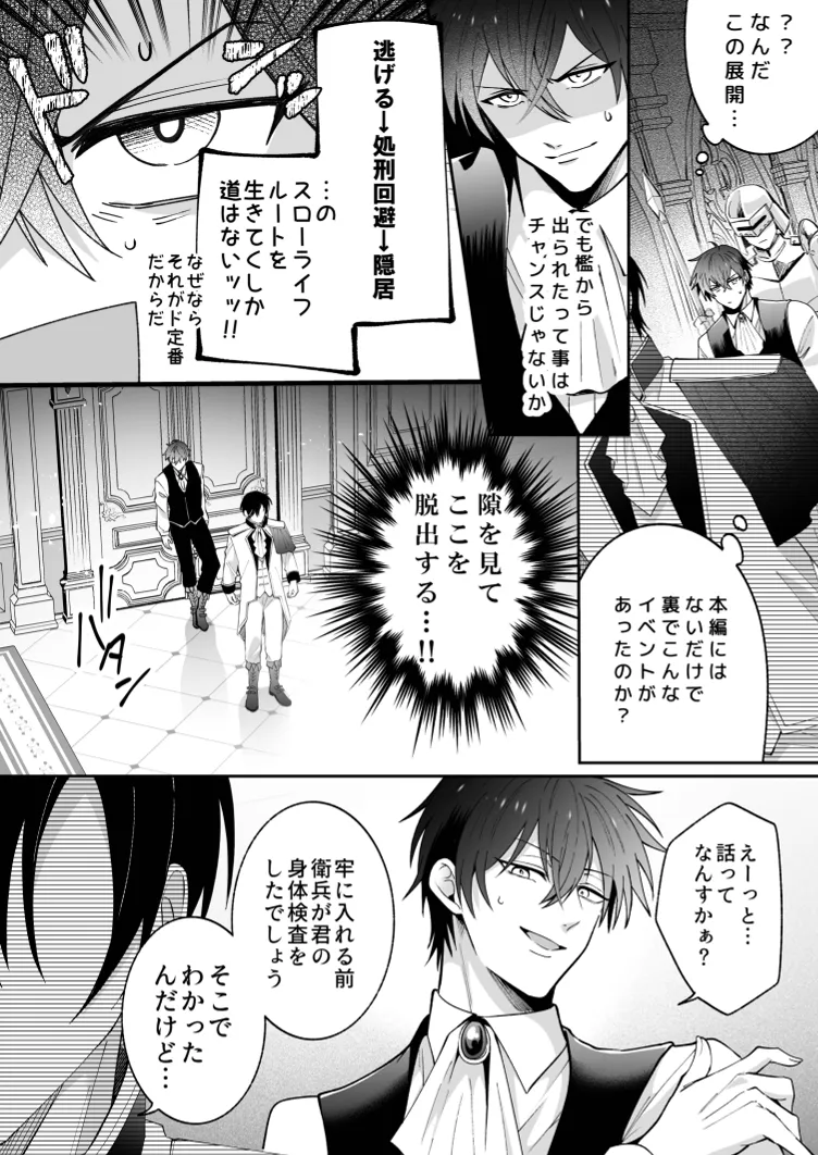 没落した悪役令息ですがカントボーイなので敵国王子の溺愛裏ルートに入りました。 Page.12