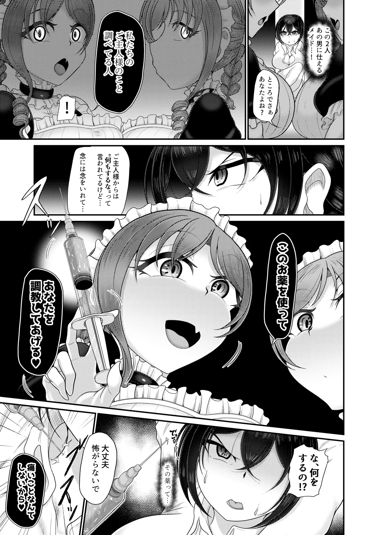 人格排泄メイド～双子メイドに堕とされて～ Page.4