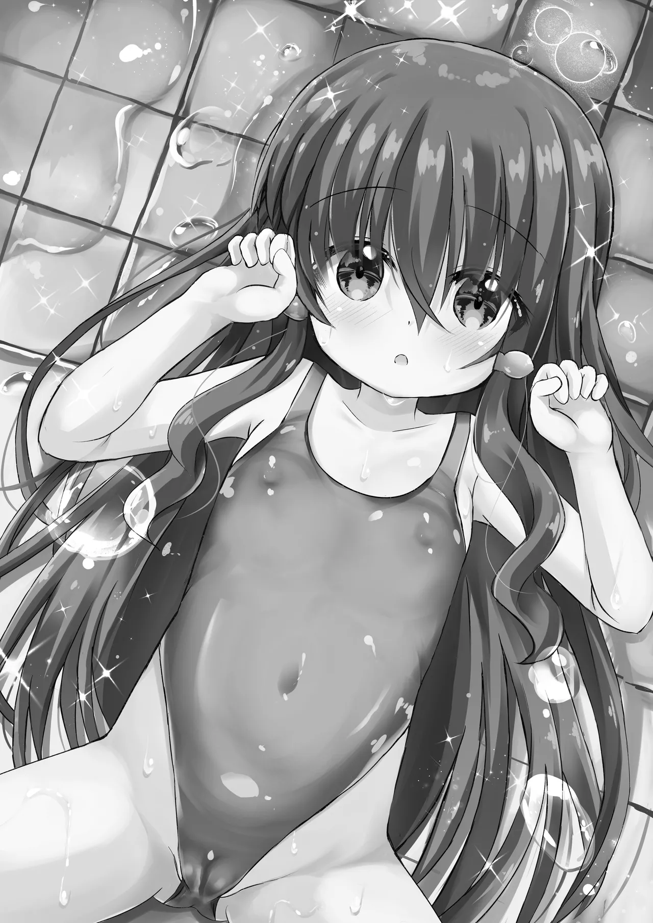 美々ちゃんとプールでひみつのえっち♥ Page.3
