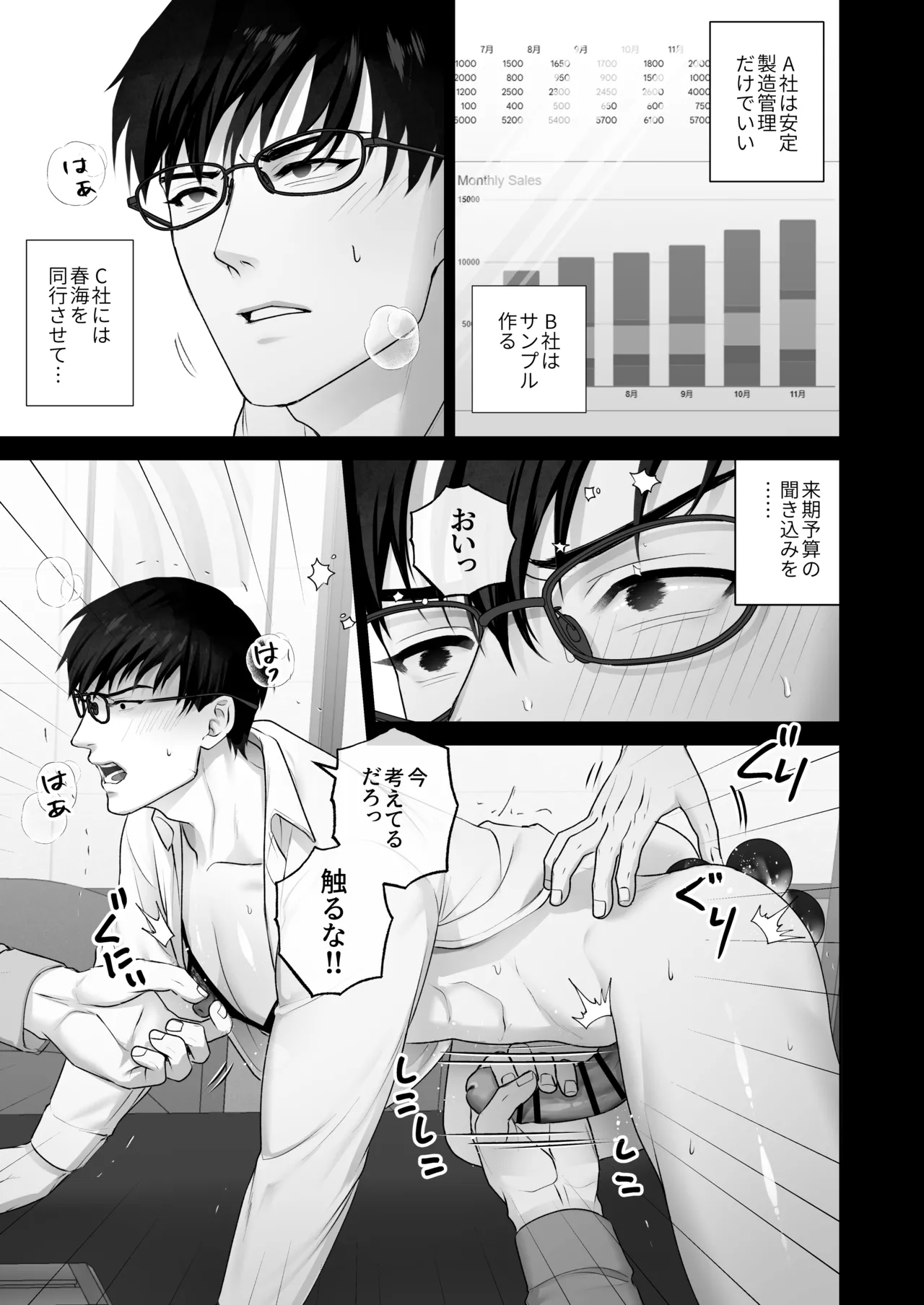 会議中に羞恥プレイ Page.55