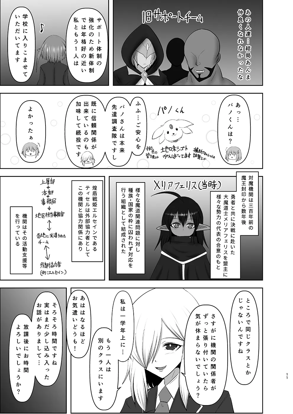 煌盾戦姫エルセイン intermission 蒐淫の司書と催乱の妖童 + 煌盾戦姫エルセイン 堕肉嘲罰 前編:戦姫獄悶恥刑  + 煌盾戦姫エルセイン 堕肉嘲罰 後編:敗姫の末路・虐淫永獄 Page.11