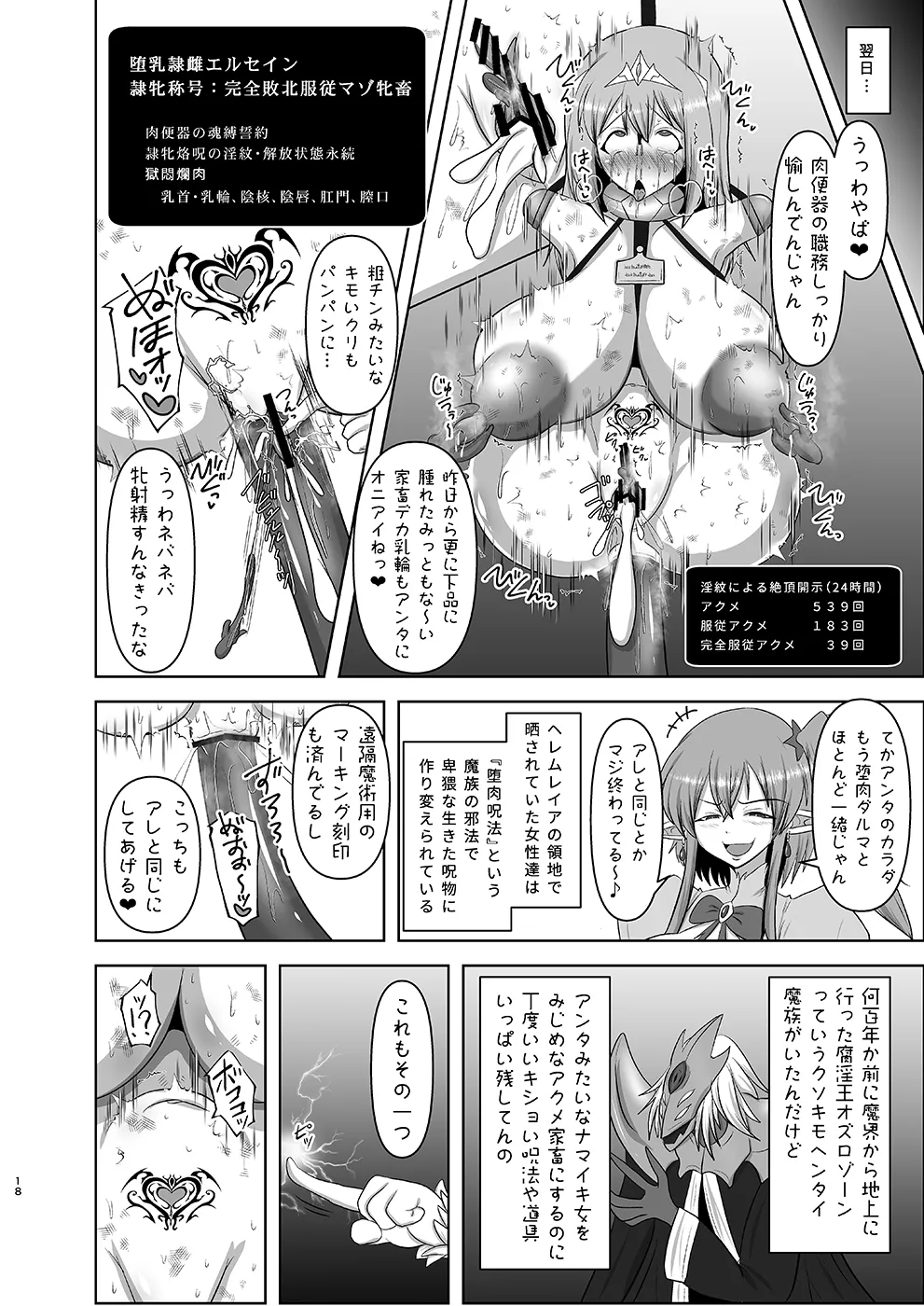 煌盾戦姫エルセイン intermission 蒐淫の司書と催乱の妖童 + 煌盾戦姫エルセイン 堕肉嘲罰 前編:戦姫獄悶恥刑  + 煌盾戦姫エルセイン 堕肉嘲罰 後編:敗姫の末路・虐淫永獄 Page.52
