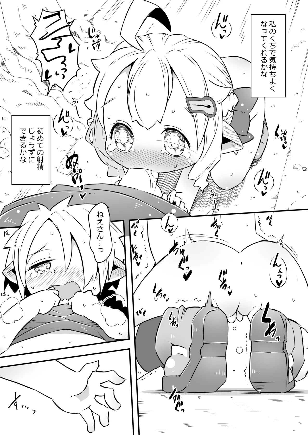 ハーフエルフのおねえちゃんとおとうとによるダンジョンせっくす Page.14