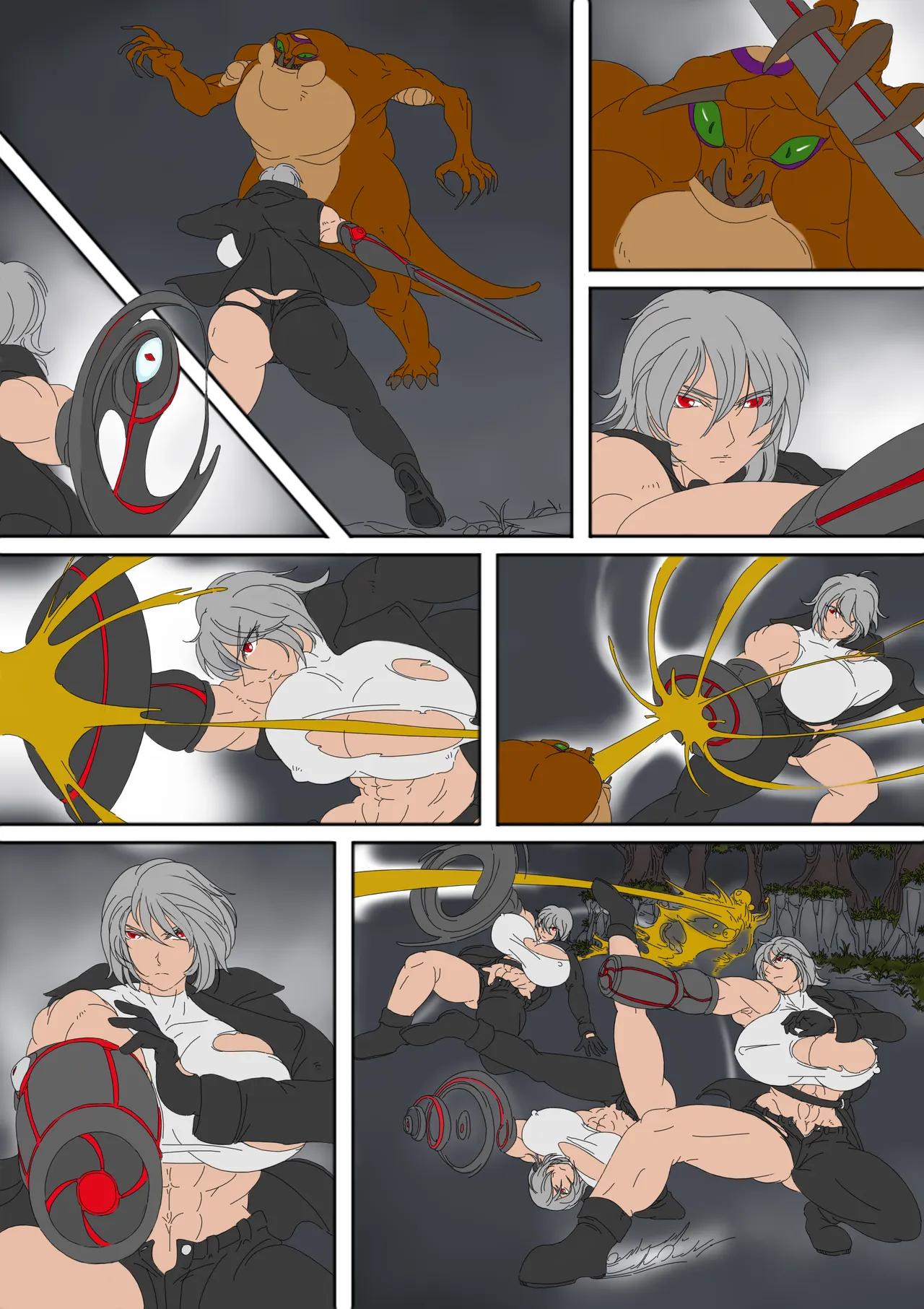 淫魔戦記 vs Doctoress 前編 Page.67