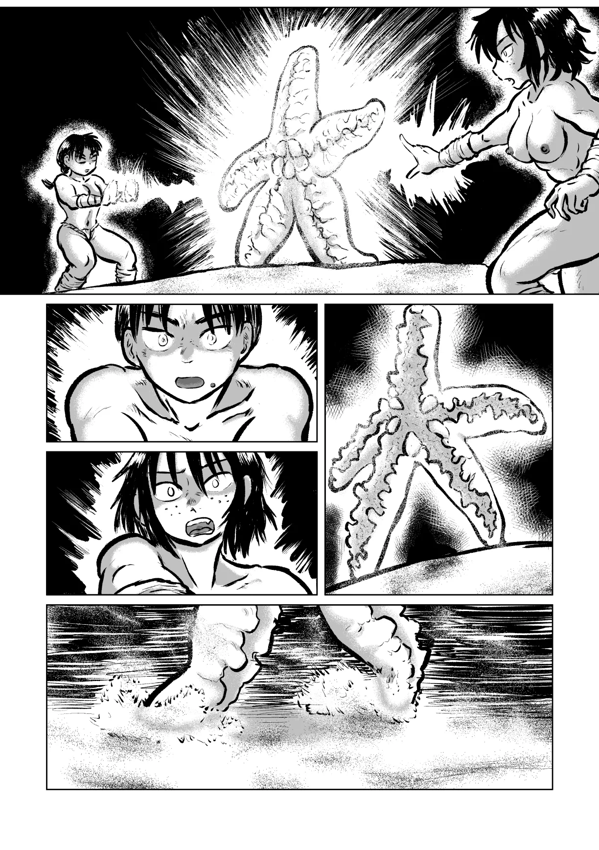 大ヒトデVS海女 Page.39
