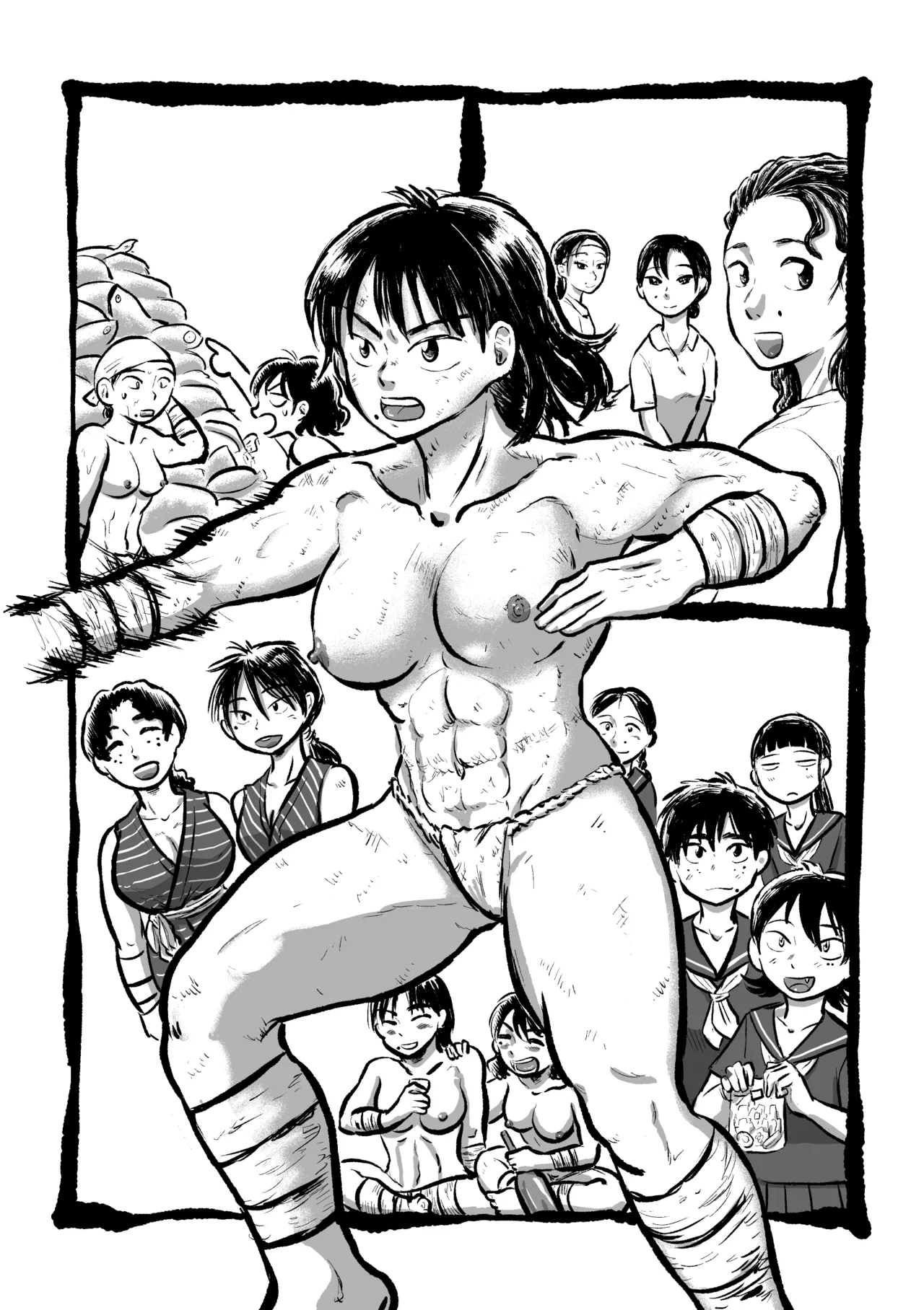 河童VS海女 Page.68