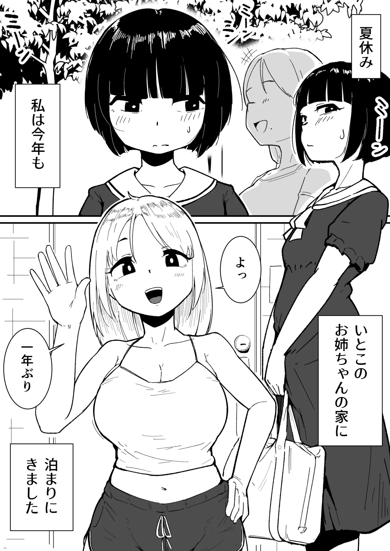 ふたなりちゃんと従姉妹のお姉ちゃんの夏休み