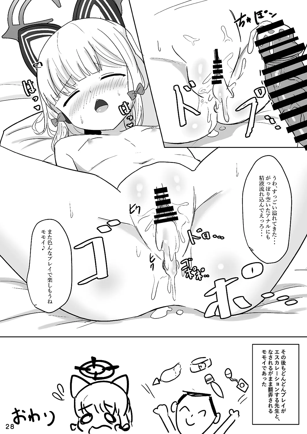 才羽モモイにいたずらえっちする本 Page.27