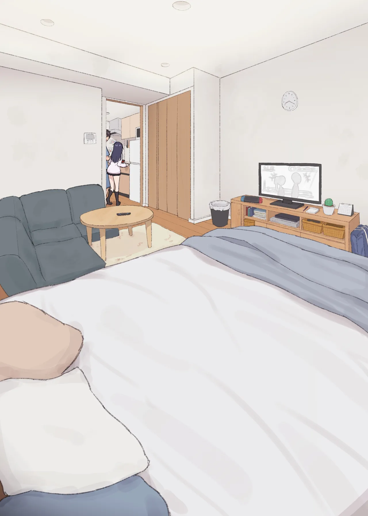 人見知りちゃんとお留守番 Page.46