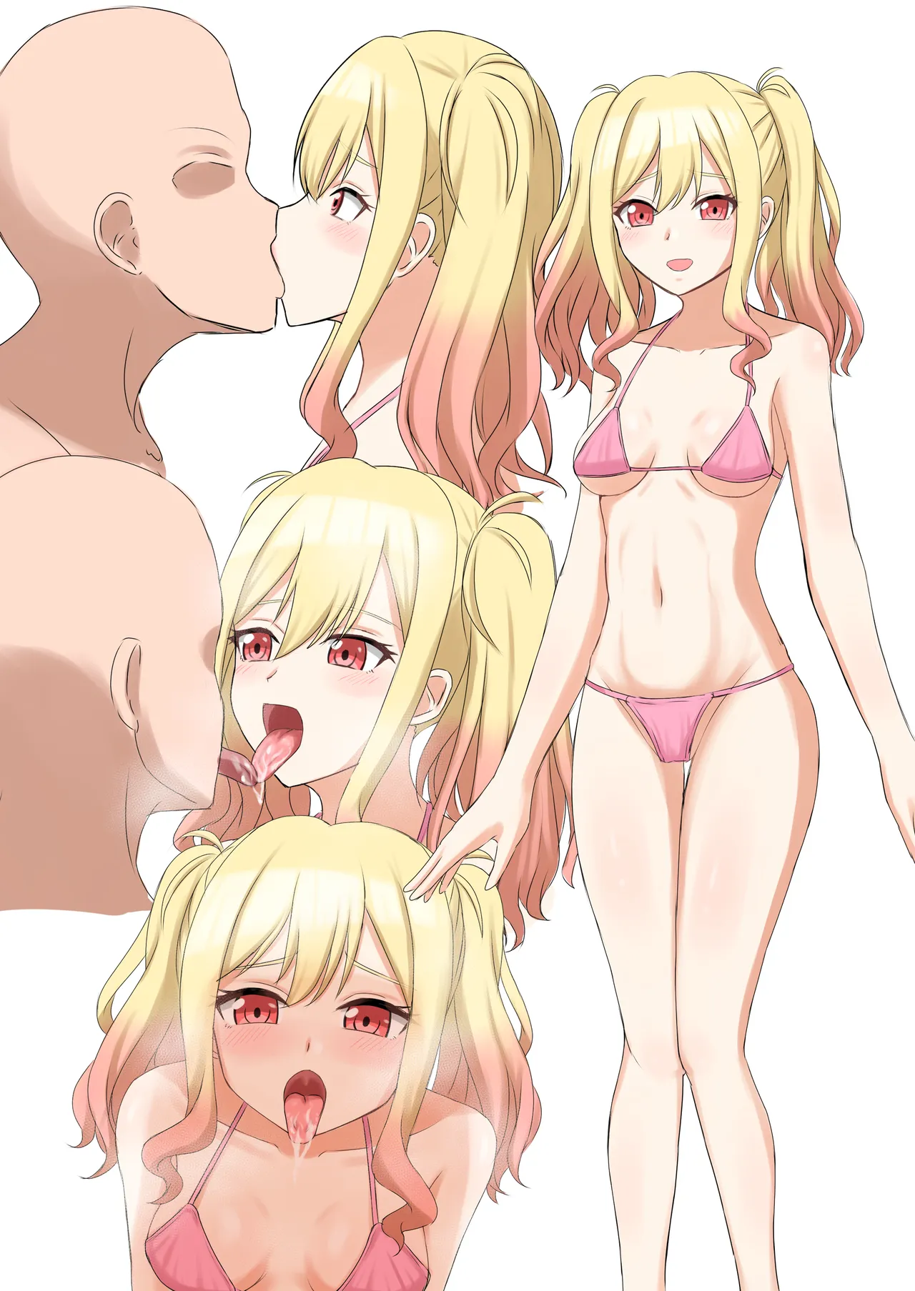 咲希水着えっち落書き Page.6