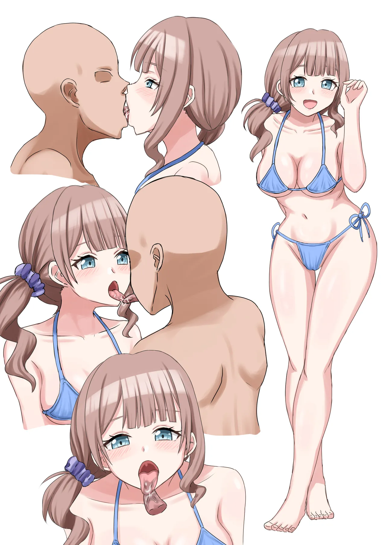穂波水着えっち落書き Page.6