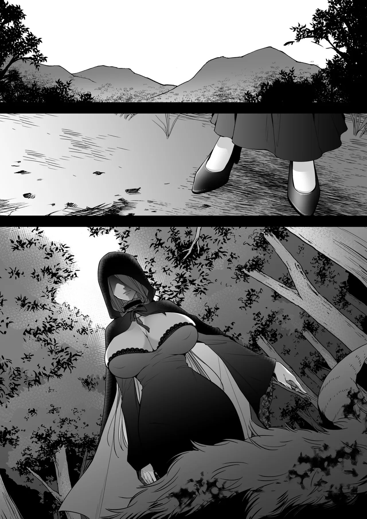 捨てられた少年が500歳の魔女に筆おろししてもらうお話 Page.2