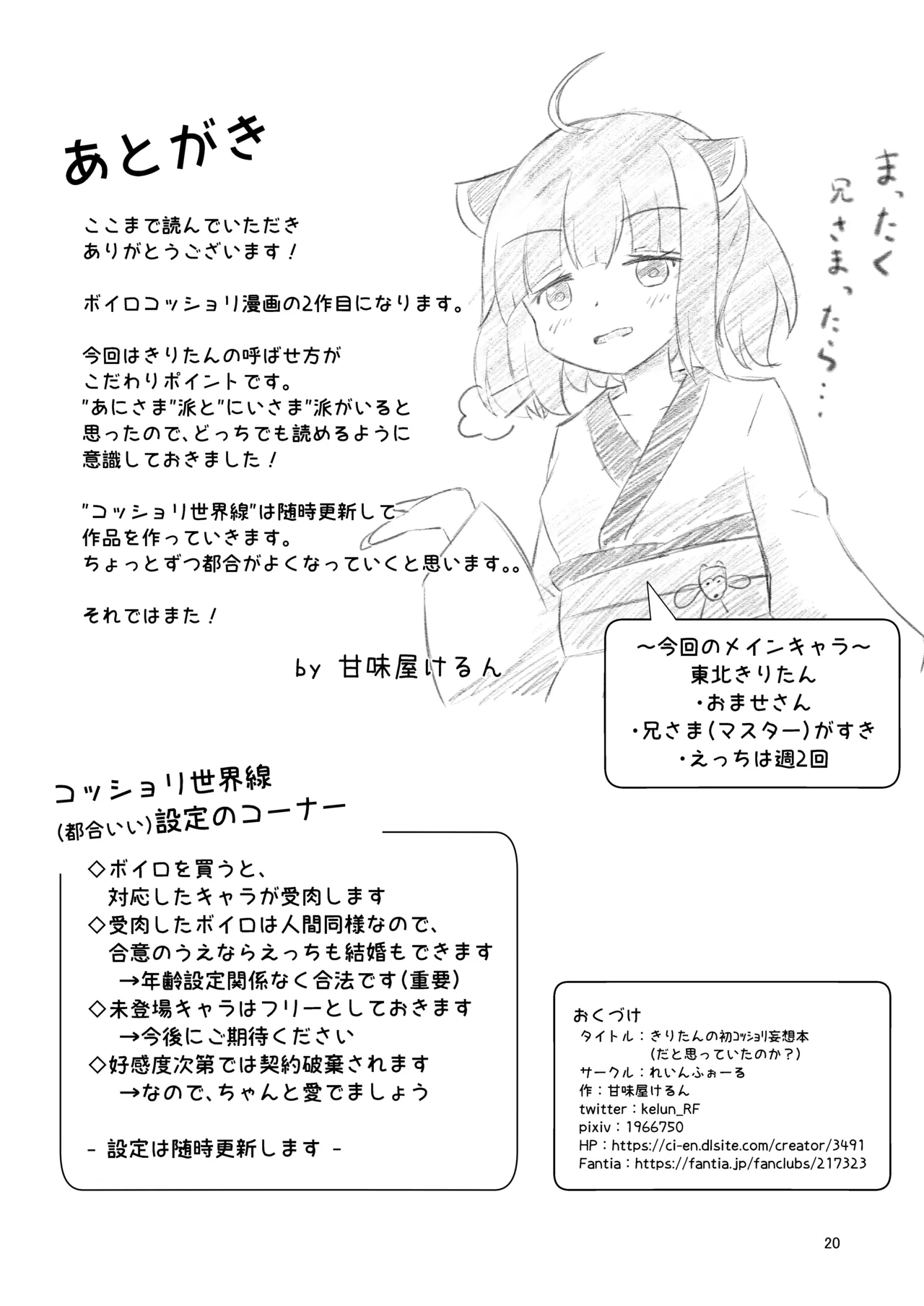 きりたんの初コッショリ妄想本(だと思っていたのか?) Page.21