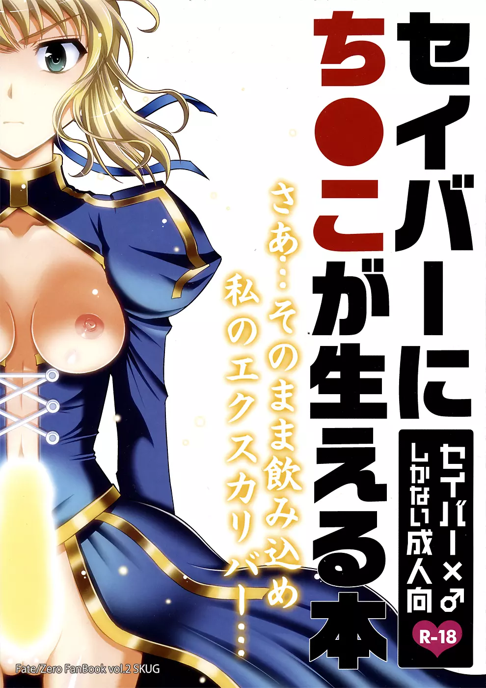セイバーにち●こが生える本 Page.1