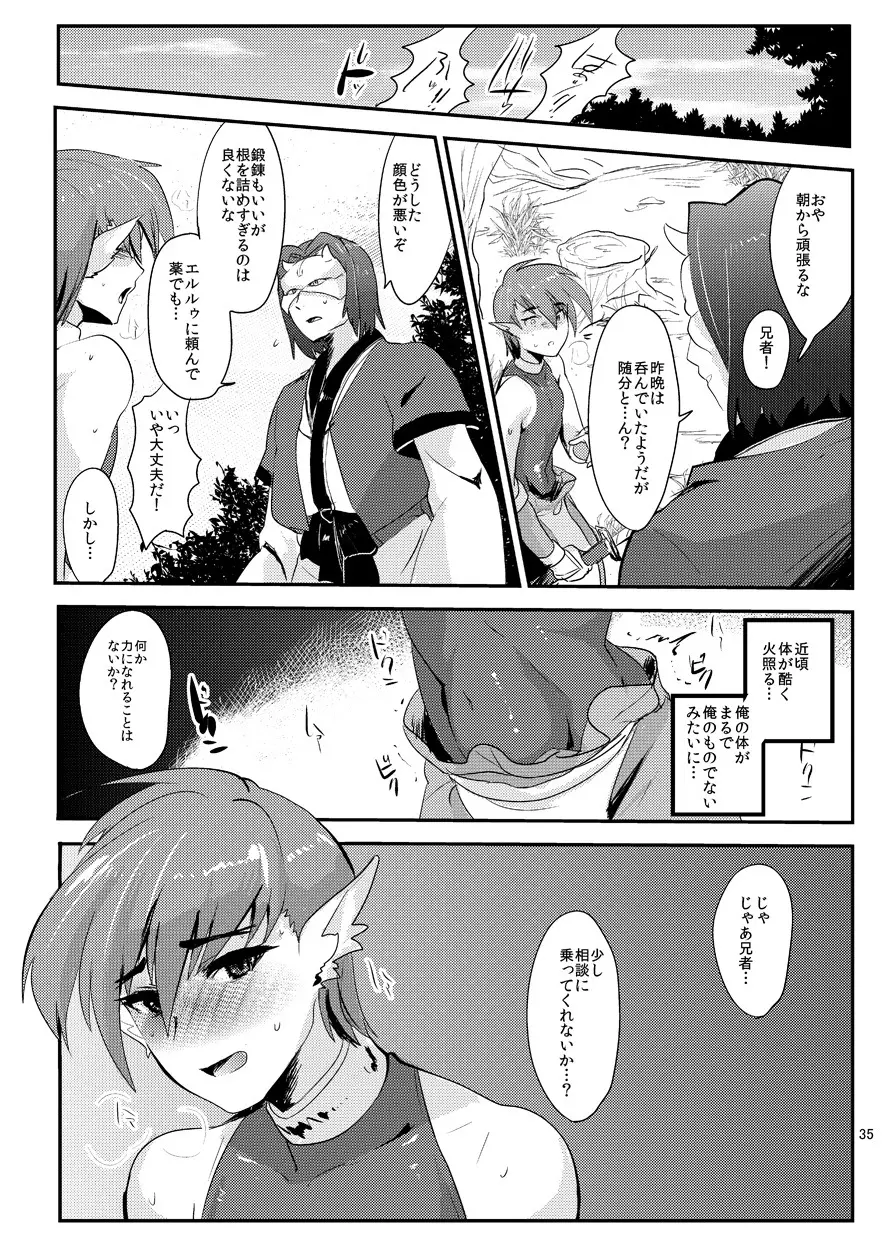 若様陥落おぼろくずし Page.36